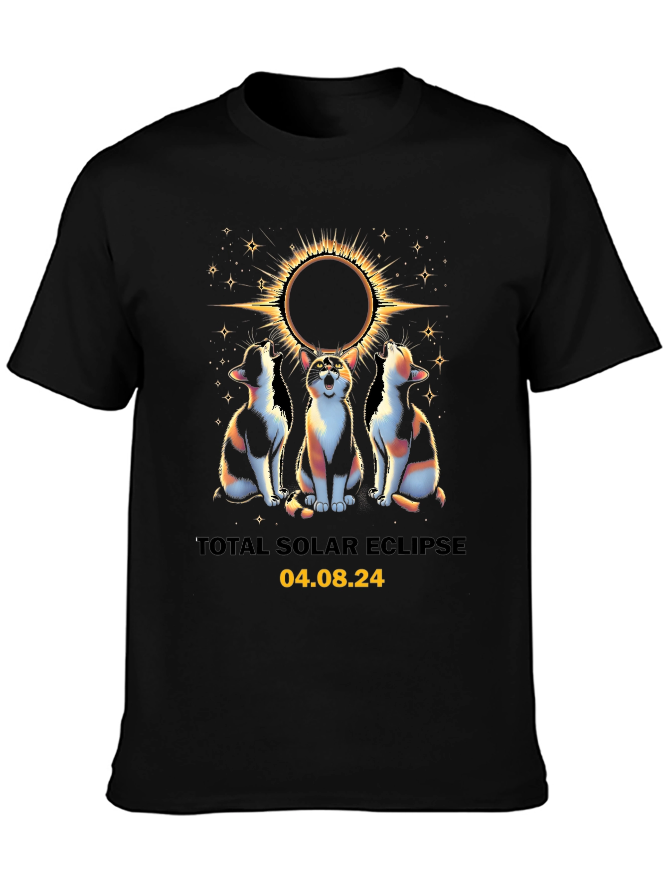 Total Solar Eclipse Cats T-Shirt