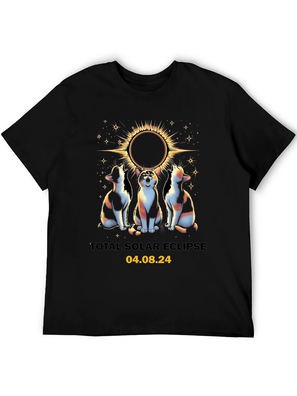 Total Solar Eclipse Cats T-Shirt