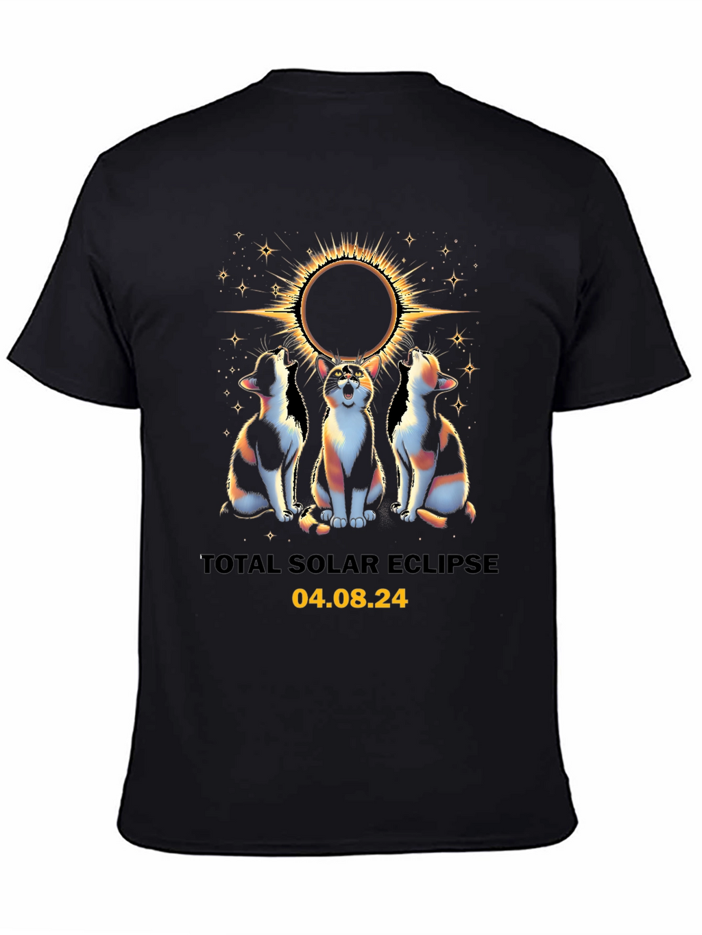 Total Solar Eclipse Cats T-Shirt