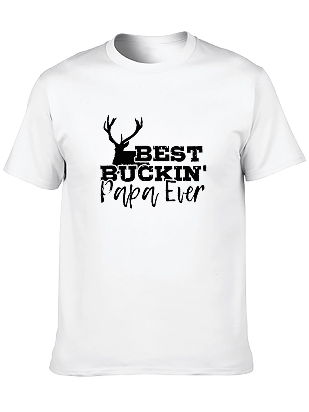 Best Buckin Papa Ever Graphic Tee
