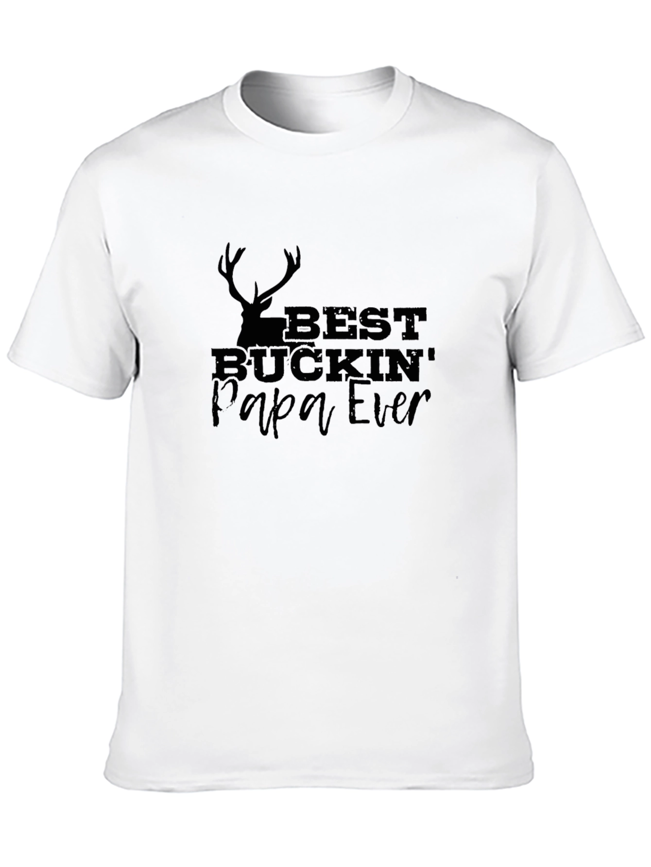 Best Buckin Papa Ever Graphic Tee