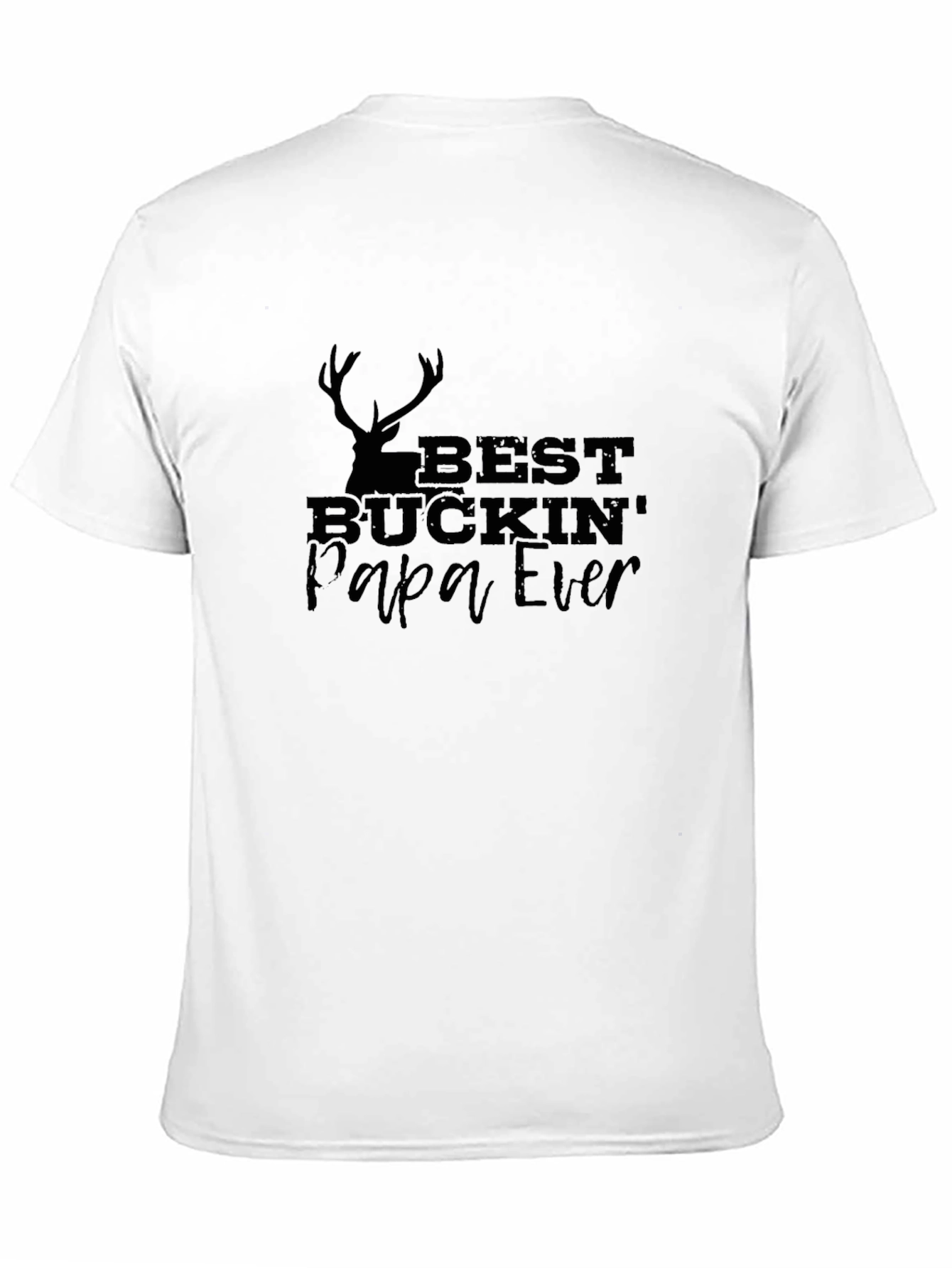 Best Buckin Papa Ever Graphic Tee
