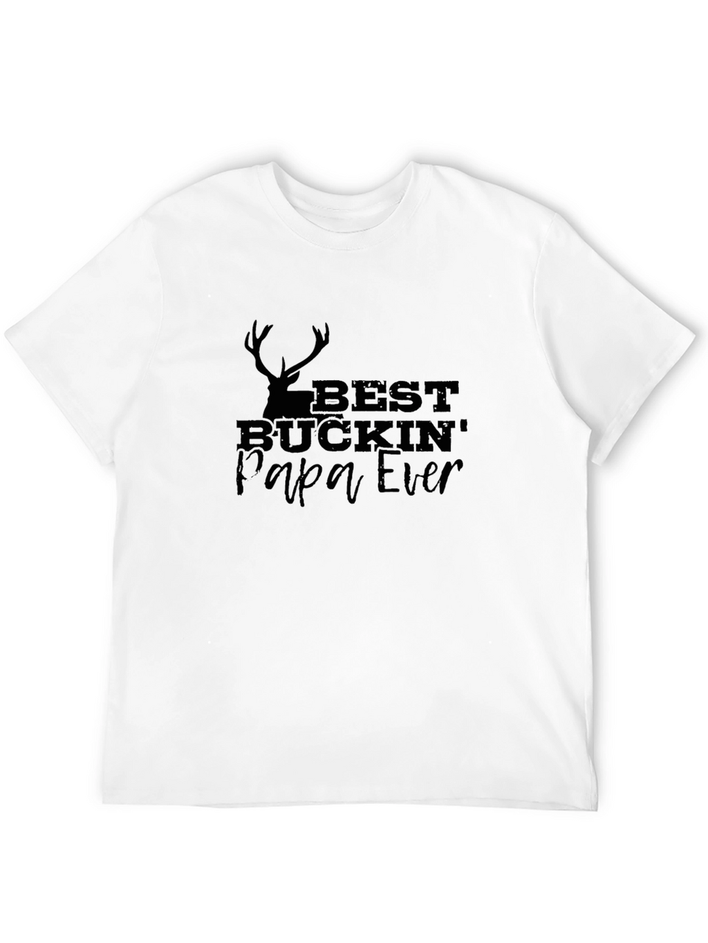 Best Buckin Papa Ever Graphic Tee