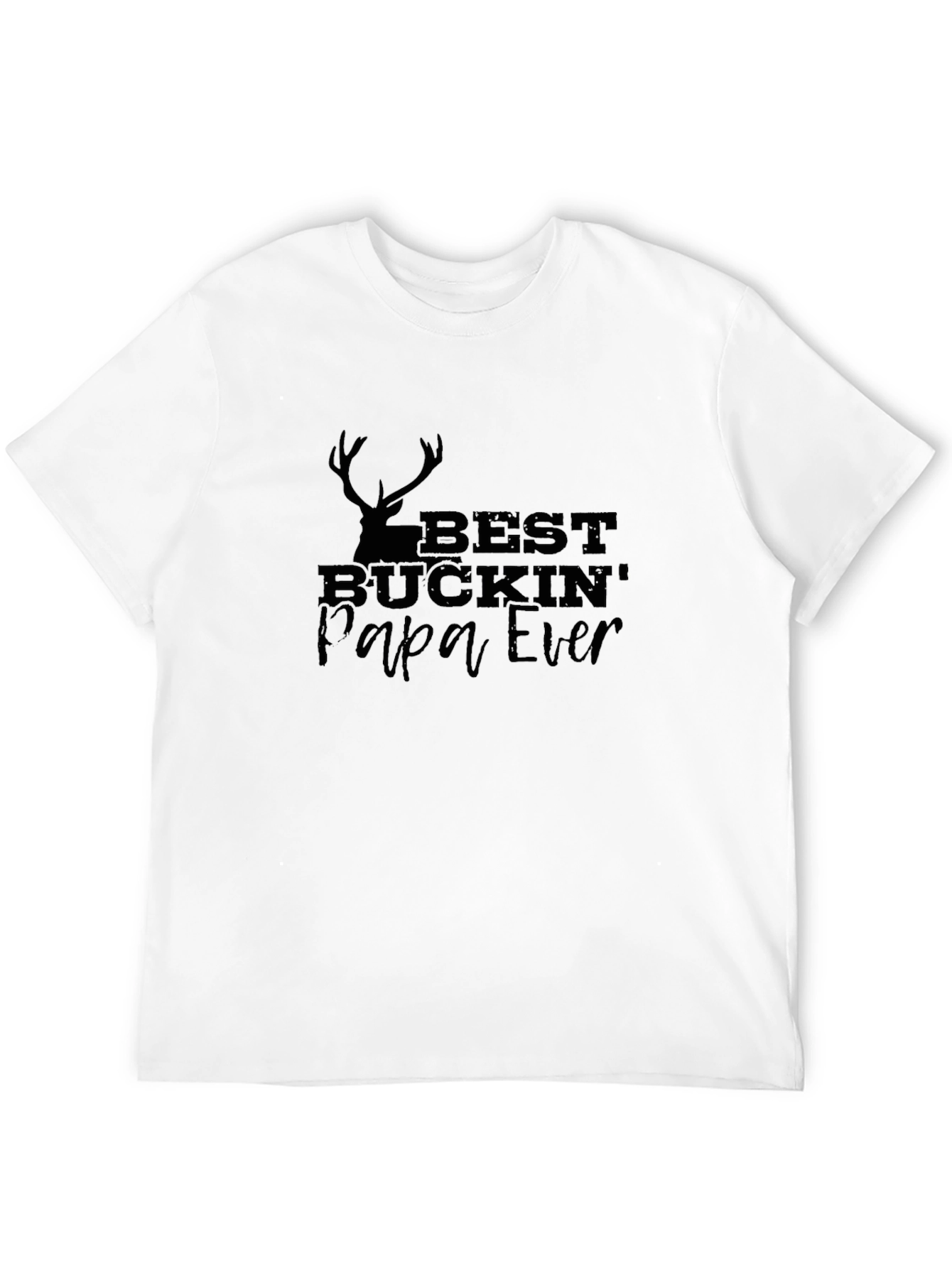 Best Buckin Papa Ever Graphic Tee