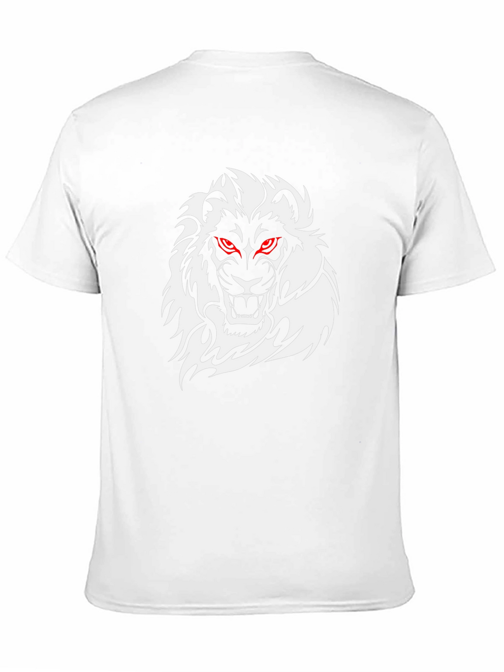 Mens Black Lion Graphic T-Shirt