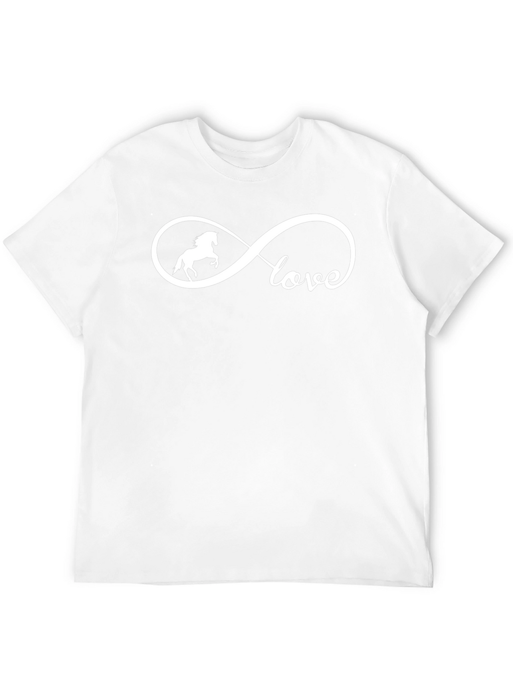 Horse Lover Infinity Tee -  Unisex Black T-Shirt