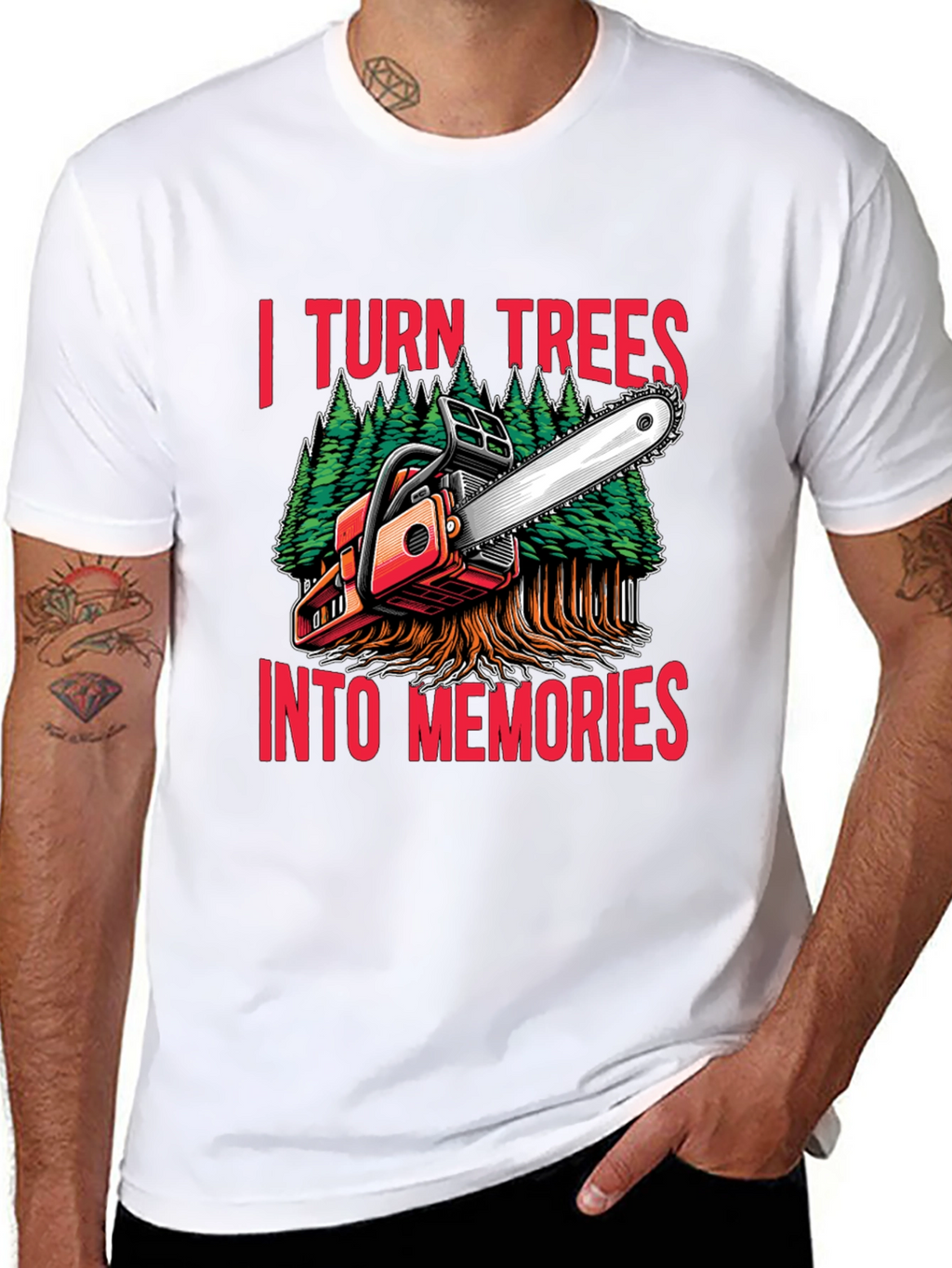 Turn Trees Into Memories Graphic T-Shirt