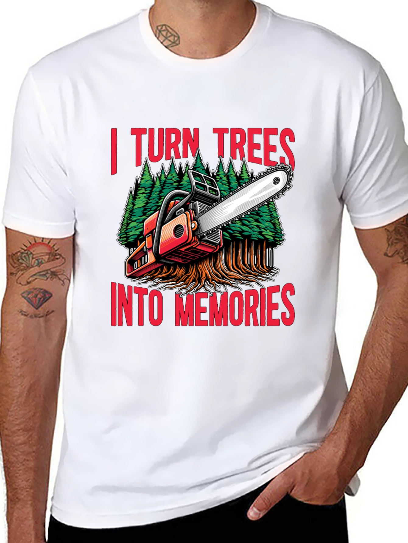 Turn Trees Into Memories Graphic T-Shirt