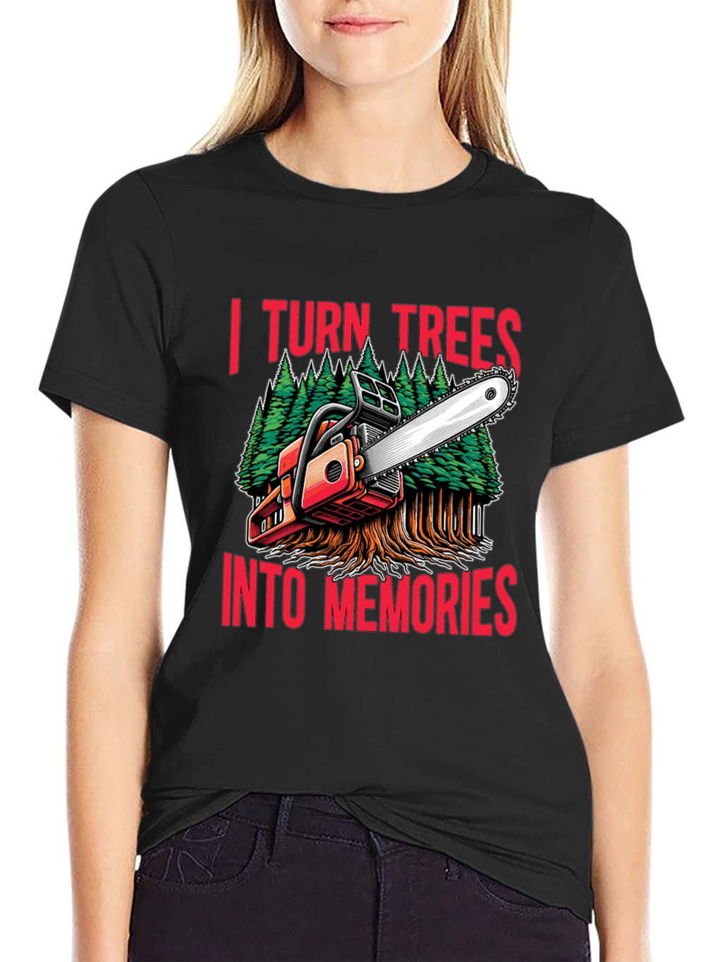 Turn Trees Into Memories Graphic T-Shirt