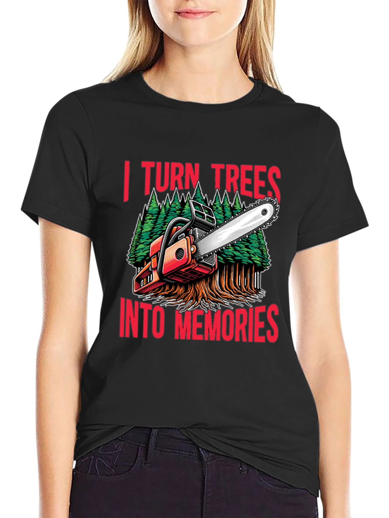 Turn Trees Into Memories Graphic T-Shirt