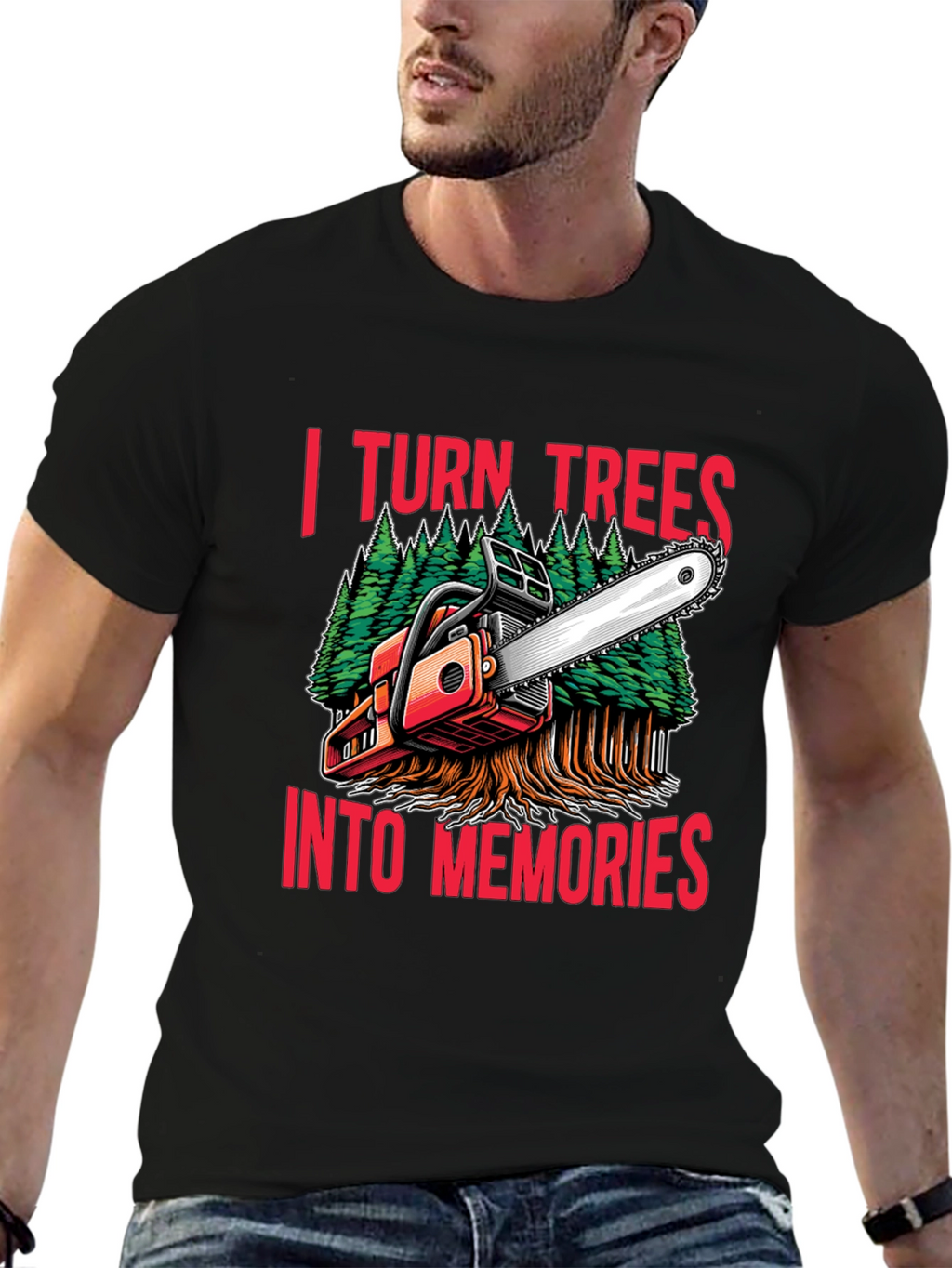 Turn Trees Into Memories Graphic T-Shirt