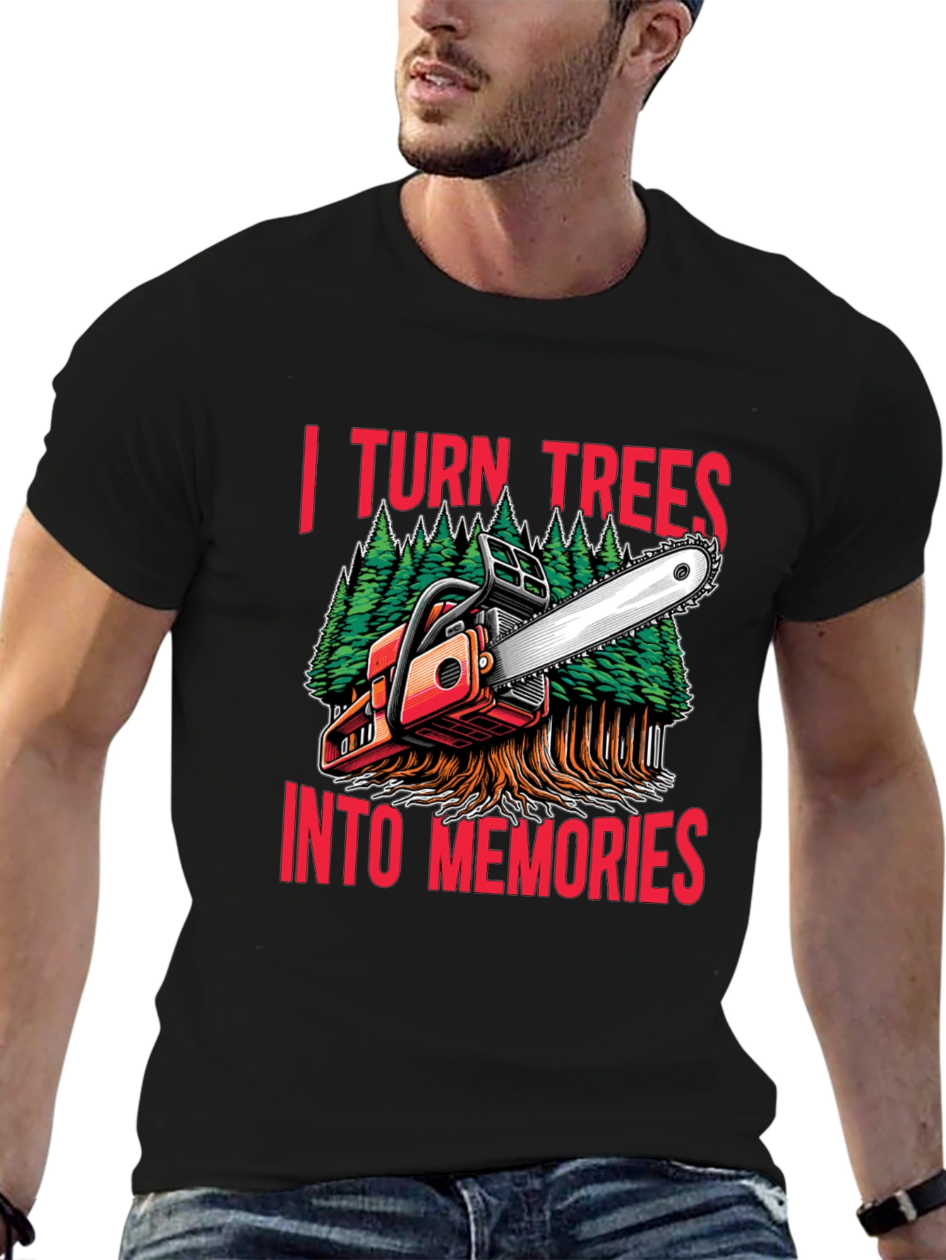 Turn Trees Into Memories Graphic T-Shirt