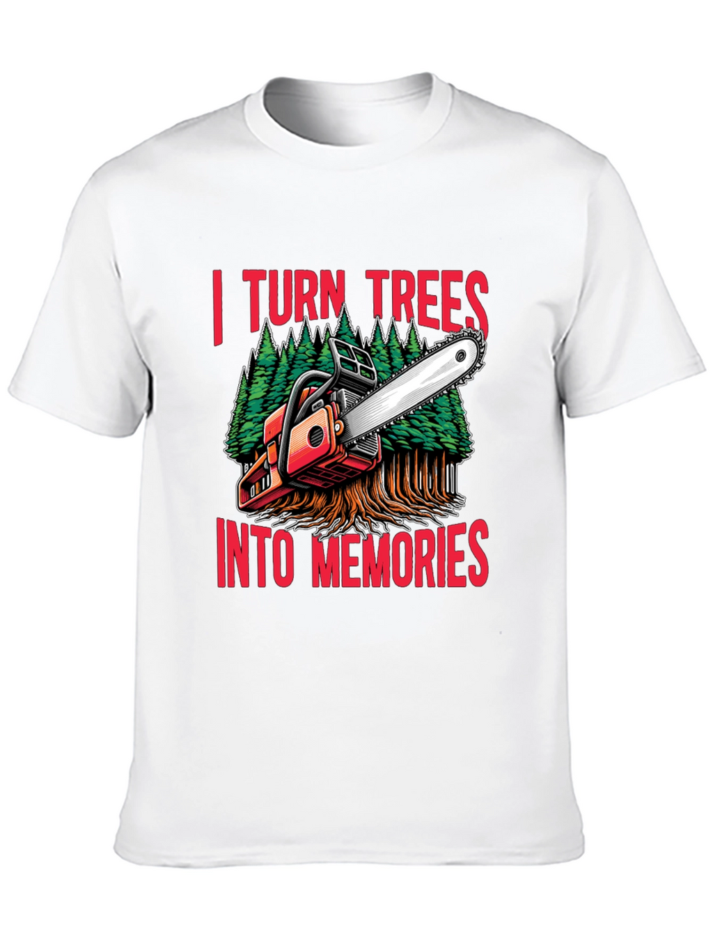 Turn Trees Into Memories Graphic T-Shirt