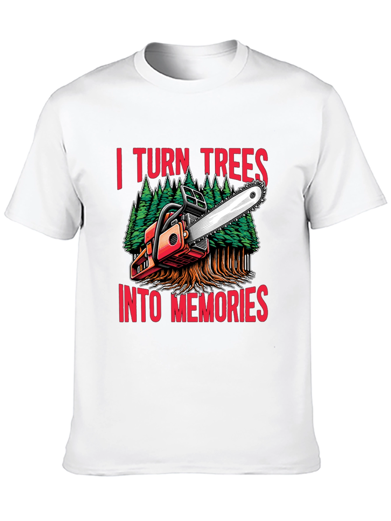 Turn Trees Into Memories Graphic T-Shirt