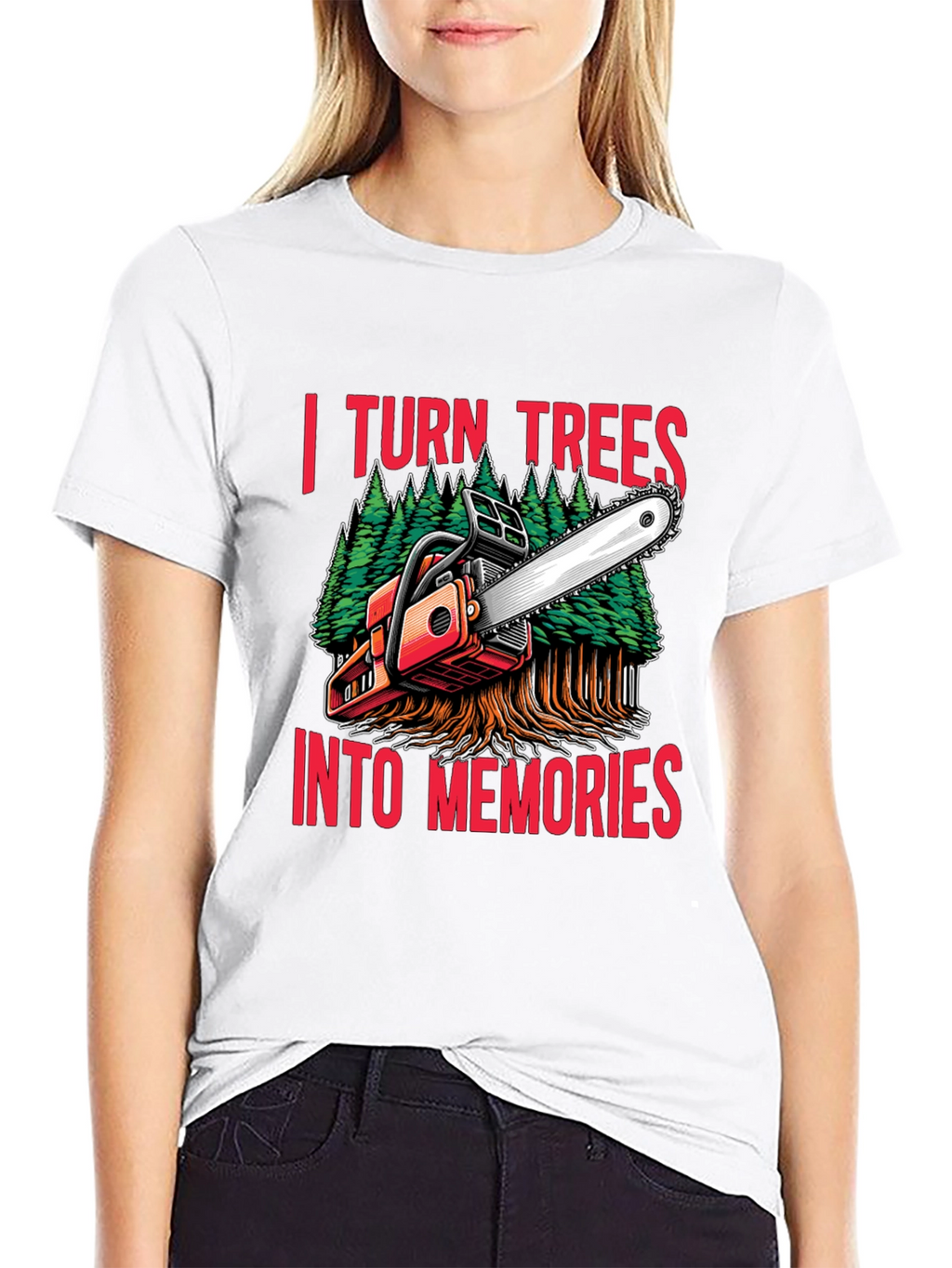 Turn Trees Into Memories Graphic T-Shirt