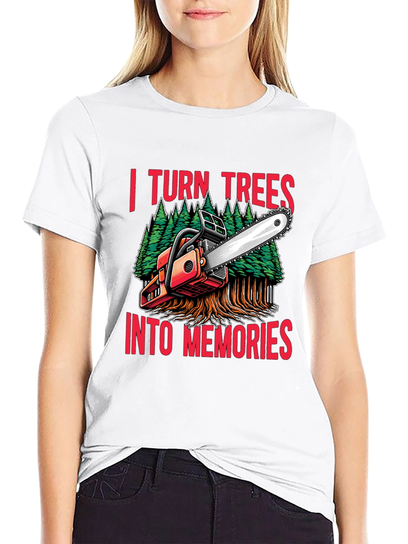 Turn Trees Into Memories Graphic T-Shirt