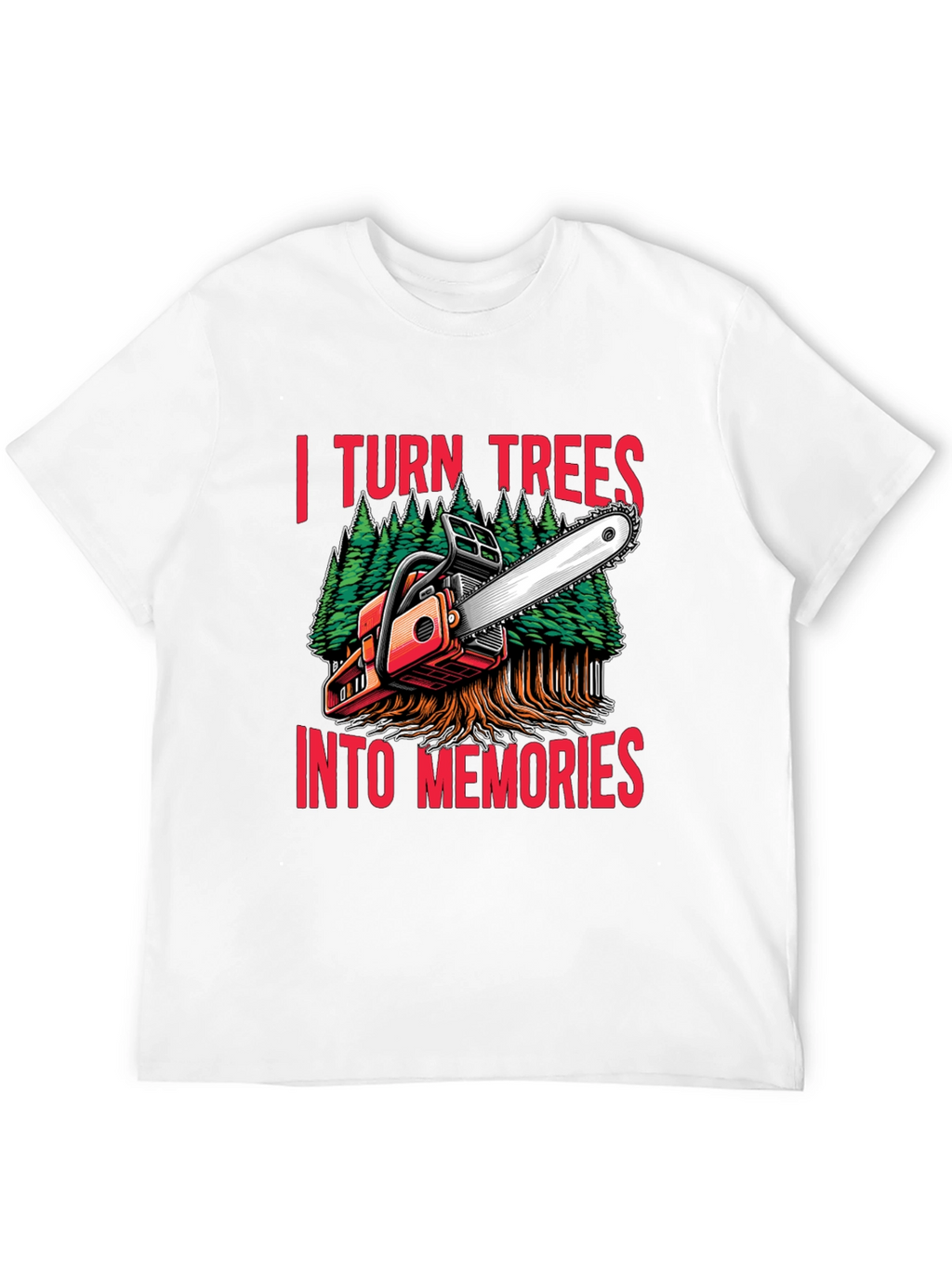 Turn Trees Into Memories Graphic T-Shirt