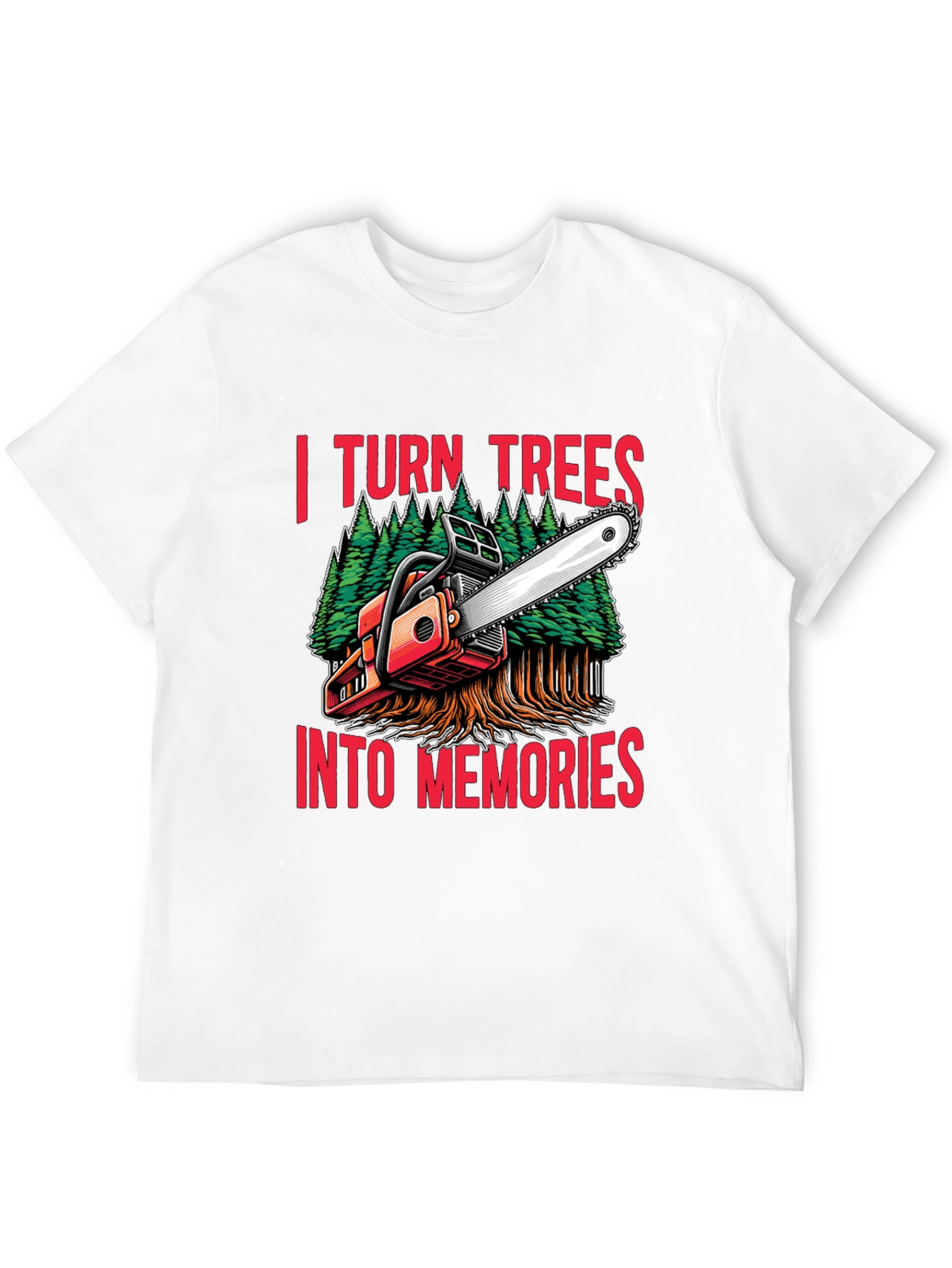 Turn Trees Into Memories Graphic T-Shirt