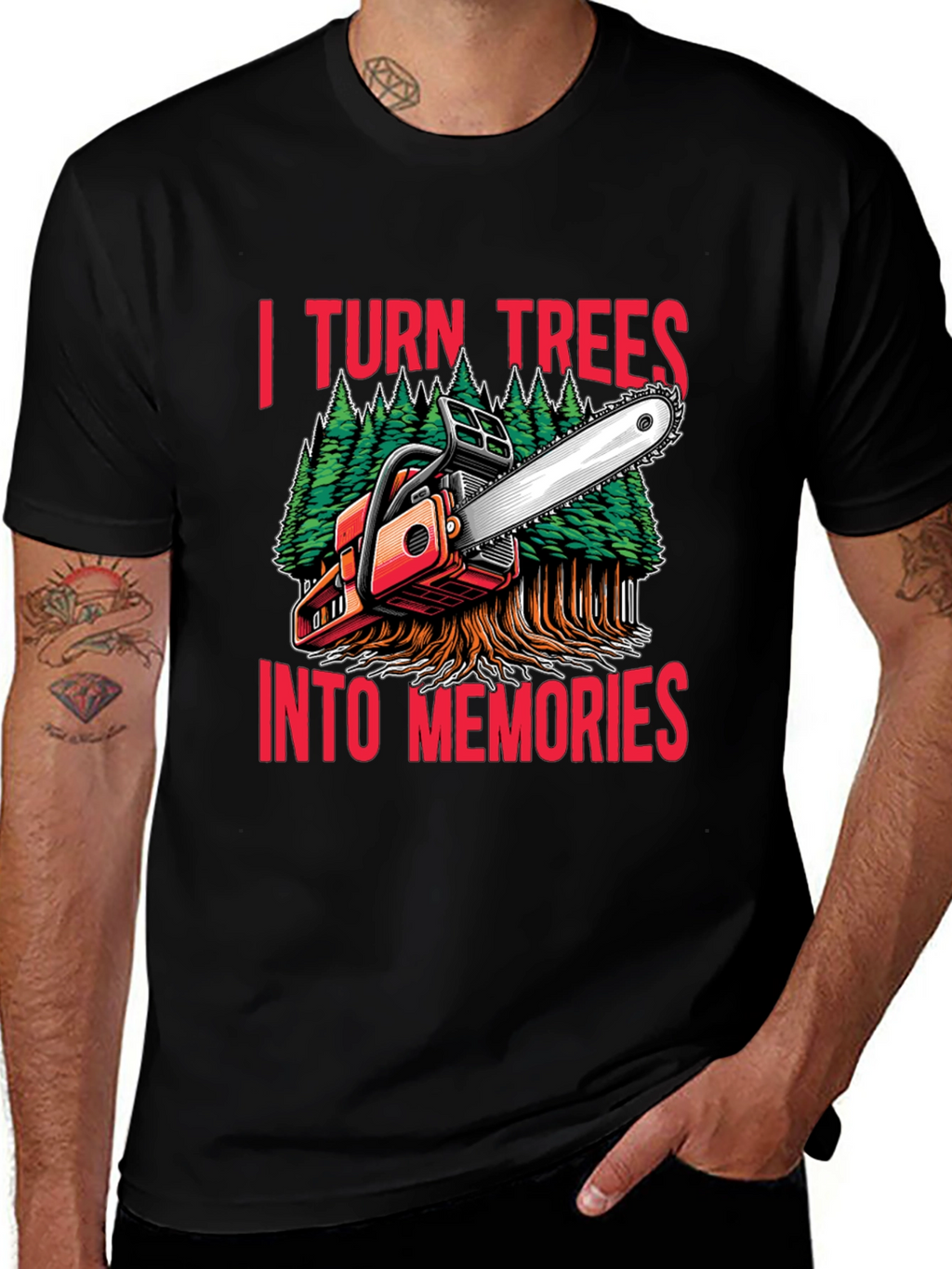 Turn Trees Into Memories Graphic T-Shirt