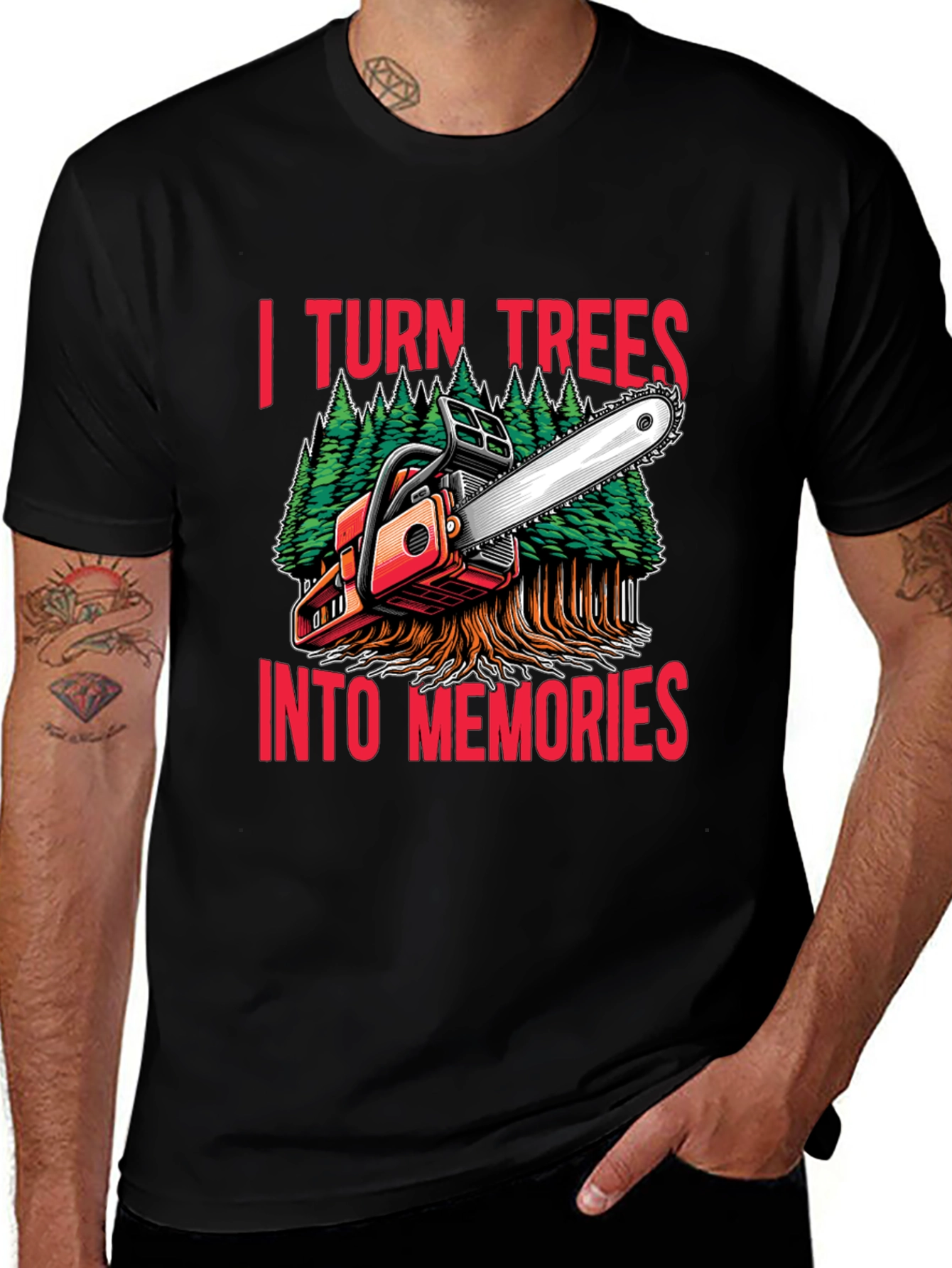 Turn Trees Into Memories Graphic T-Shirt