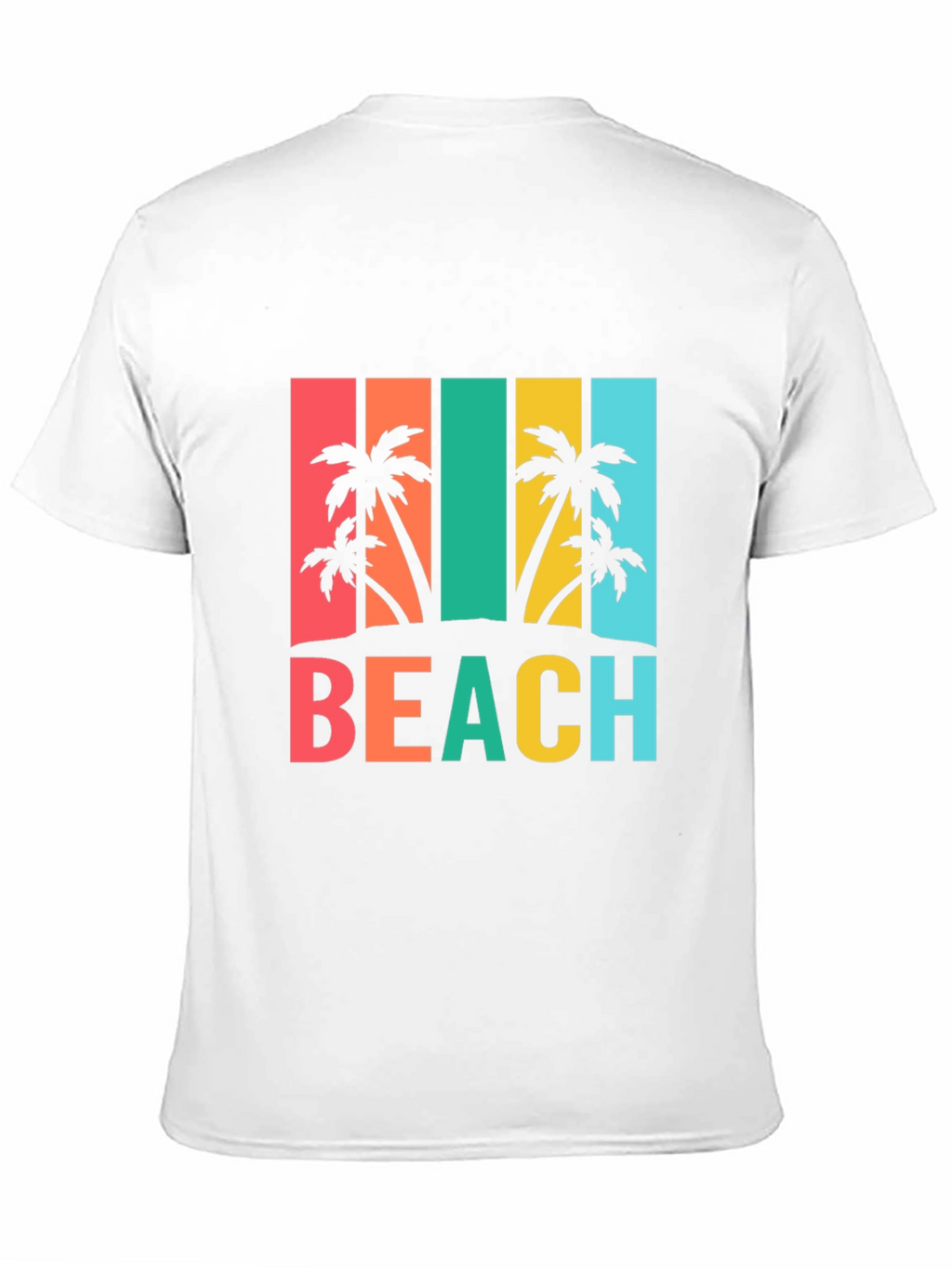 Tropical Beach T-Shirt Palm Tree Graphic Tee
