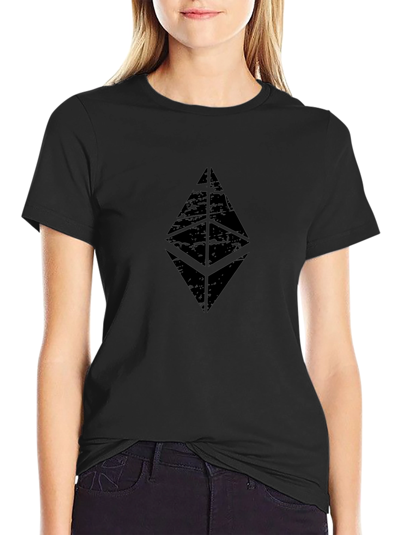 Ethereum Crypto Black Graphic Tee