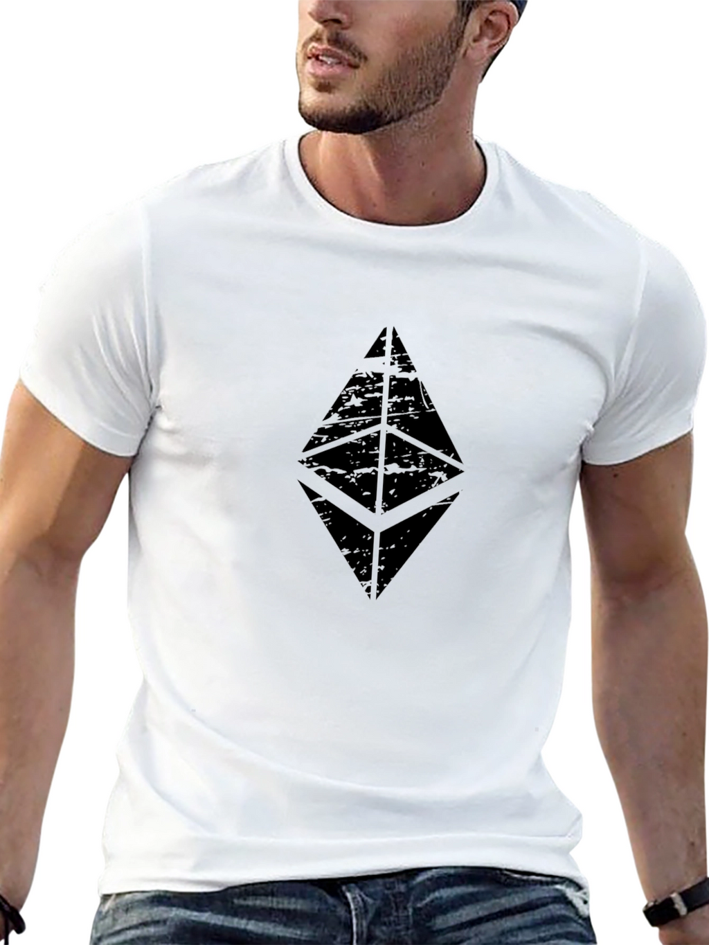 Ethereum Crypto Black Graphic Tee