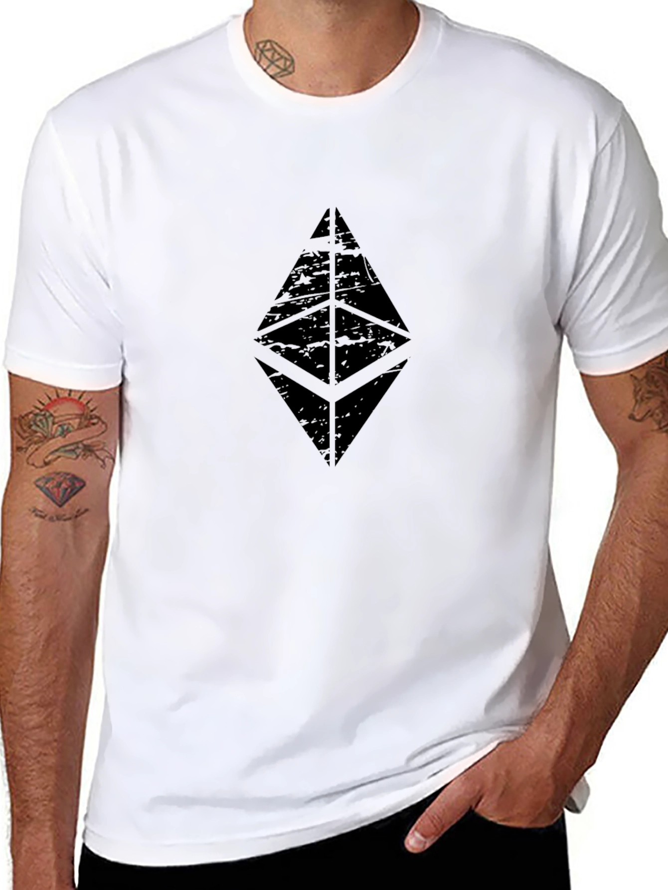 Ethereum Crypto Black Graphic Tee