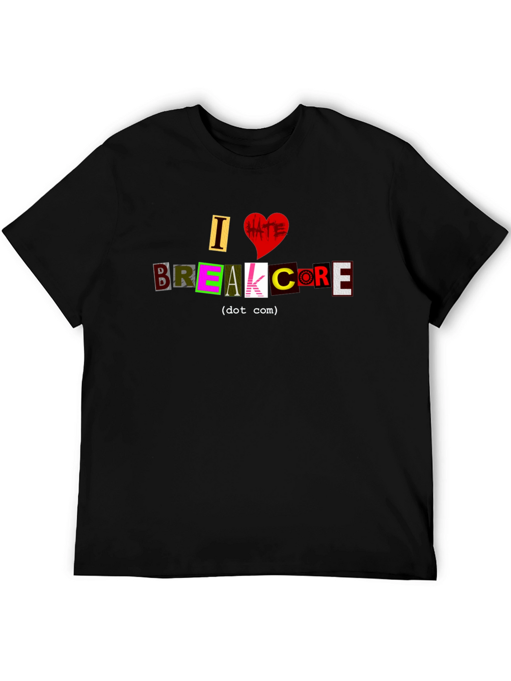 I Heart Breakcore T-Shirt Black