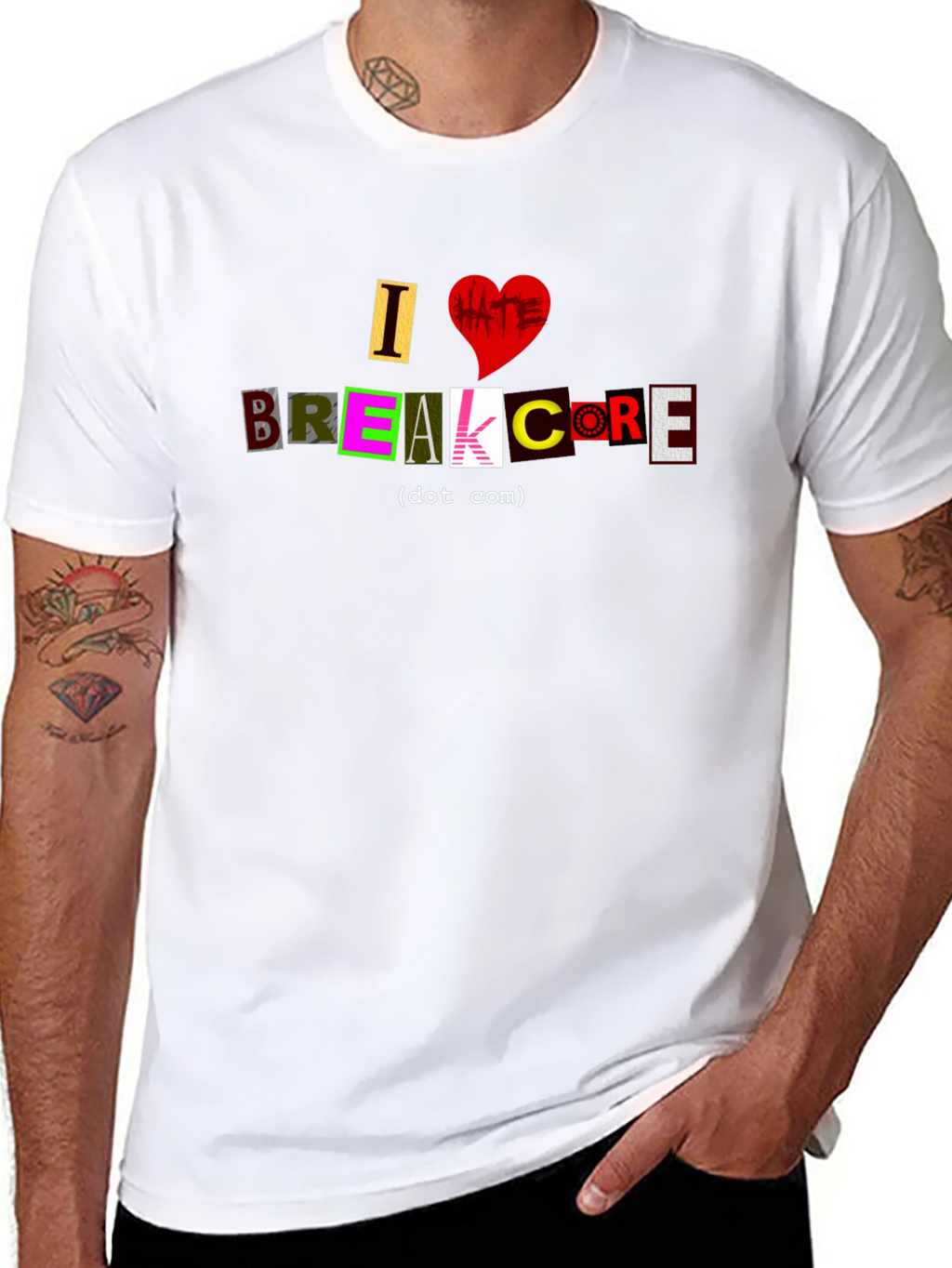 I Heart Breakcore T-Shirt Black