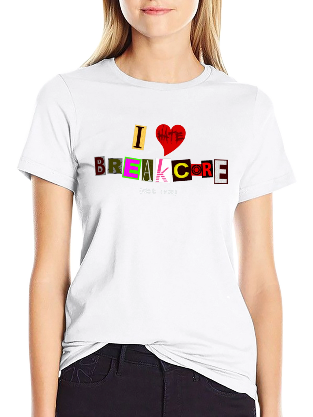 I Heart Breakcore T-Shirt Black