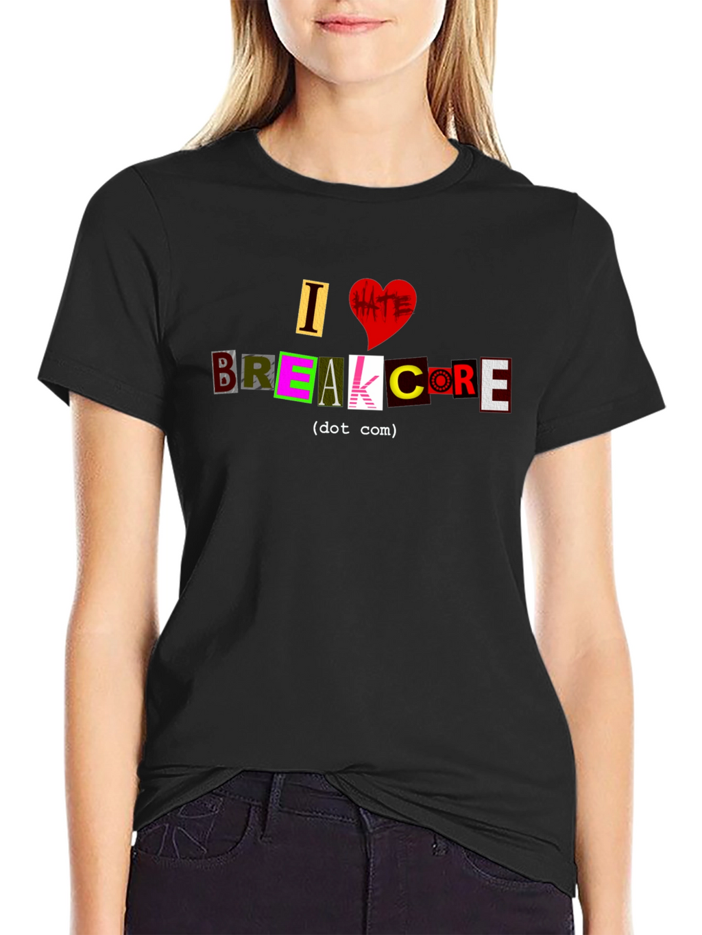 I Heart Breakcore T-Shirt Black
