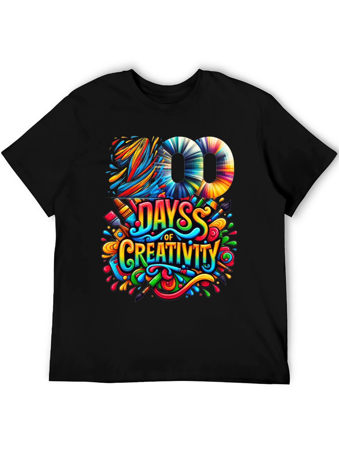 100 Days of Creativity Graphic T-Shirt