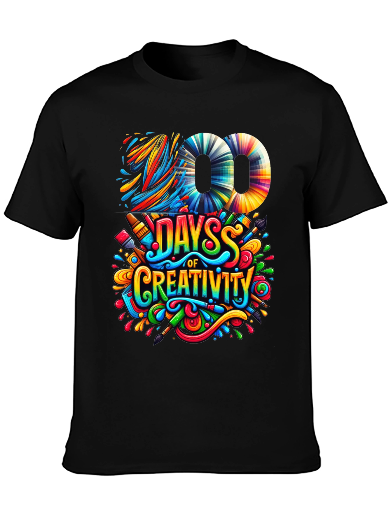 100 Days of Creativity Graphic T-Shirt