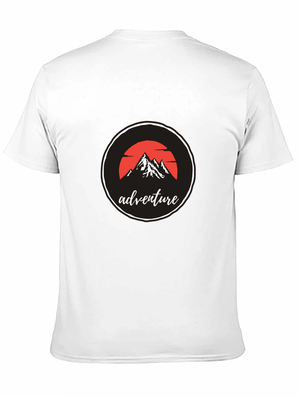 Adventure Mountain Graphic Black T-Shirt