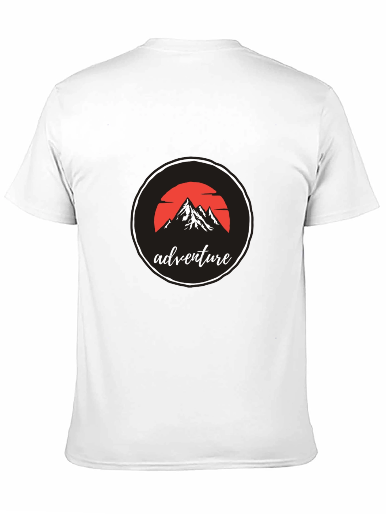 Adventure Mountain Graphic Black T-Shirt