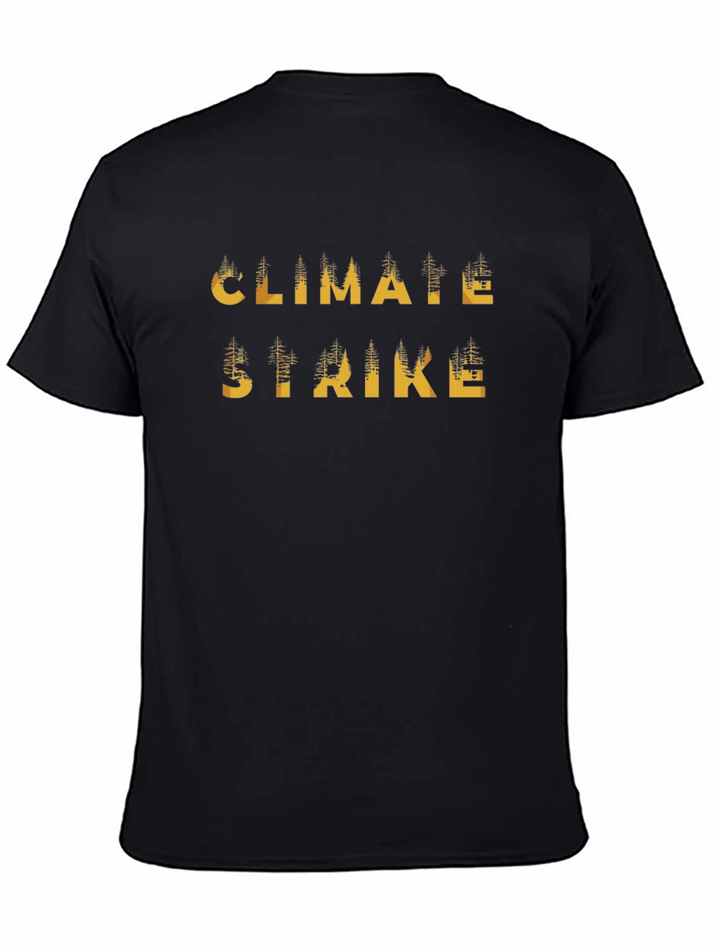 Climate Strike Black Graphic T-Shirt