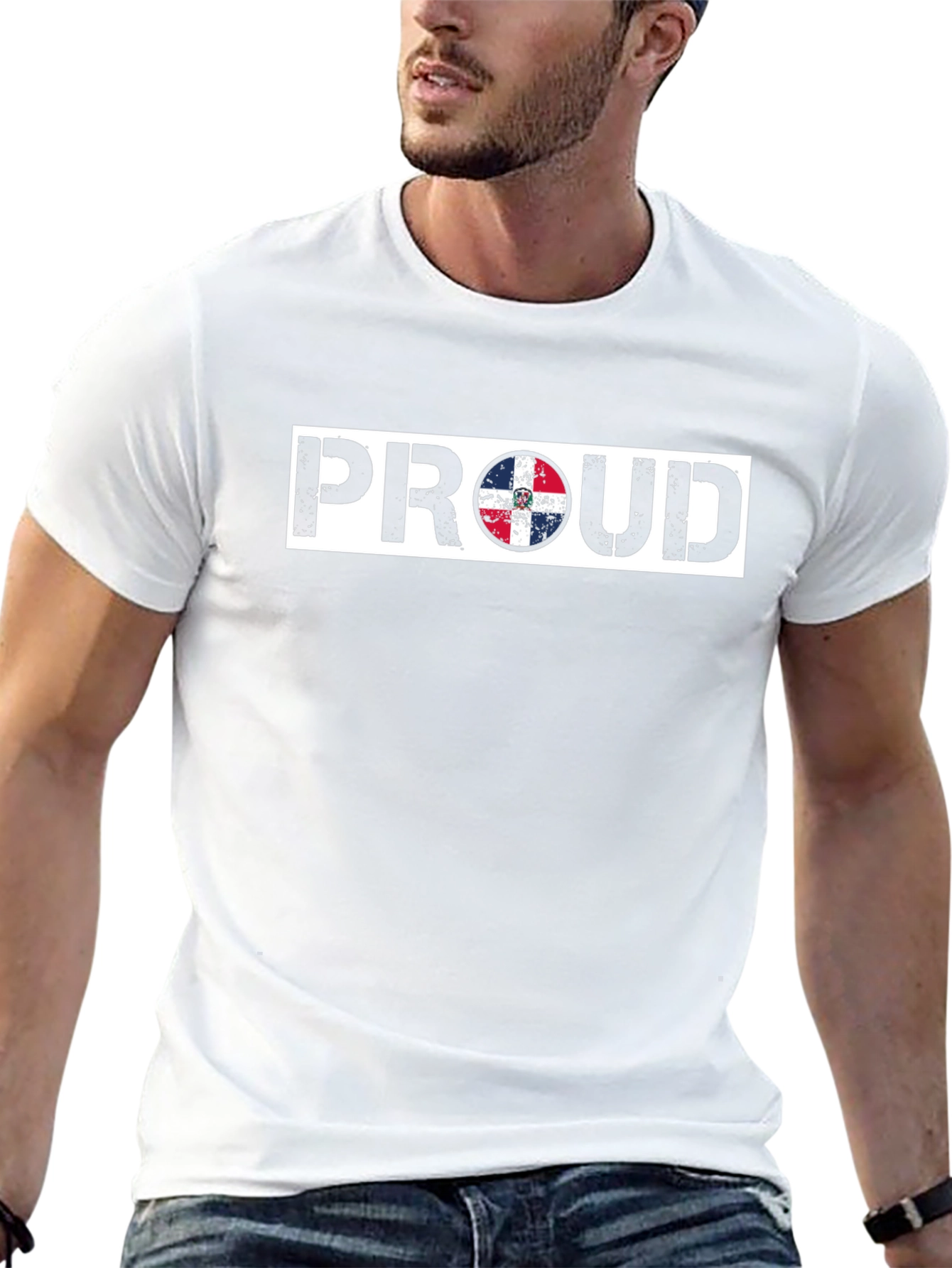 Proud Dominican Republic Flag T-Shirt