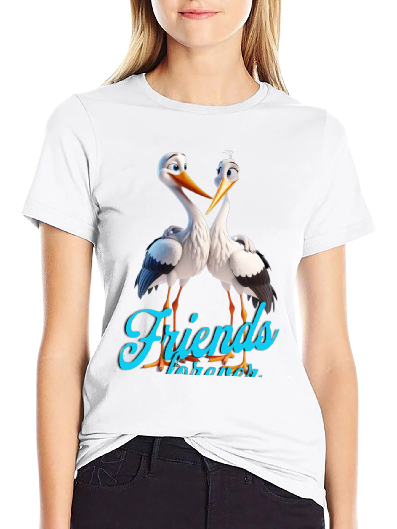 Stork Friends Forever Graphic Tee