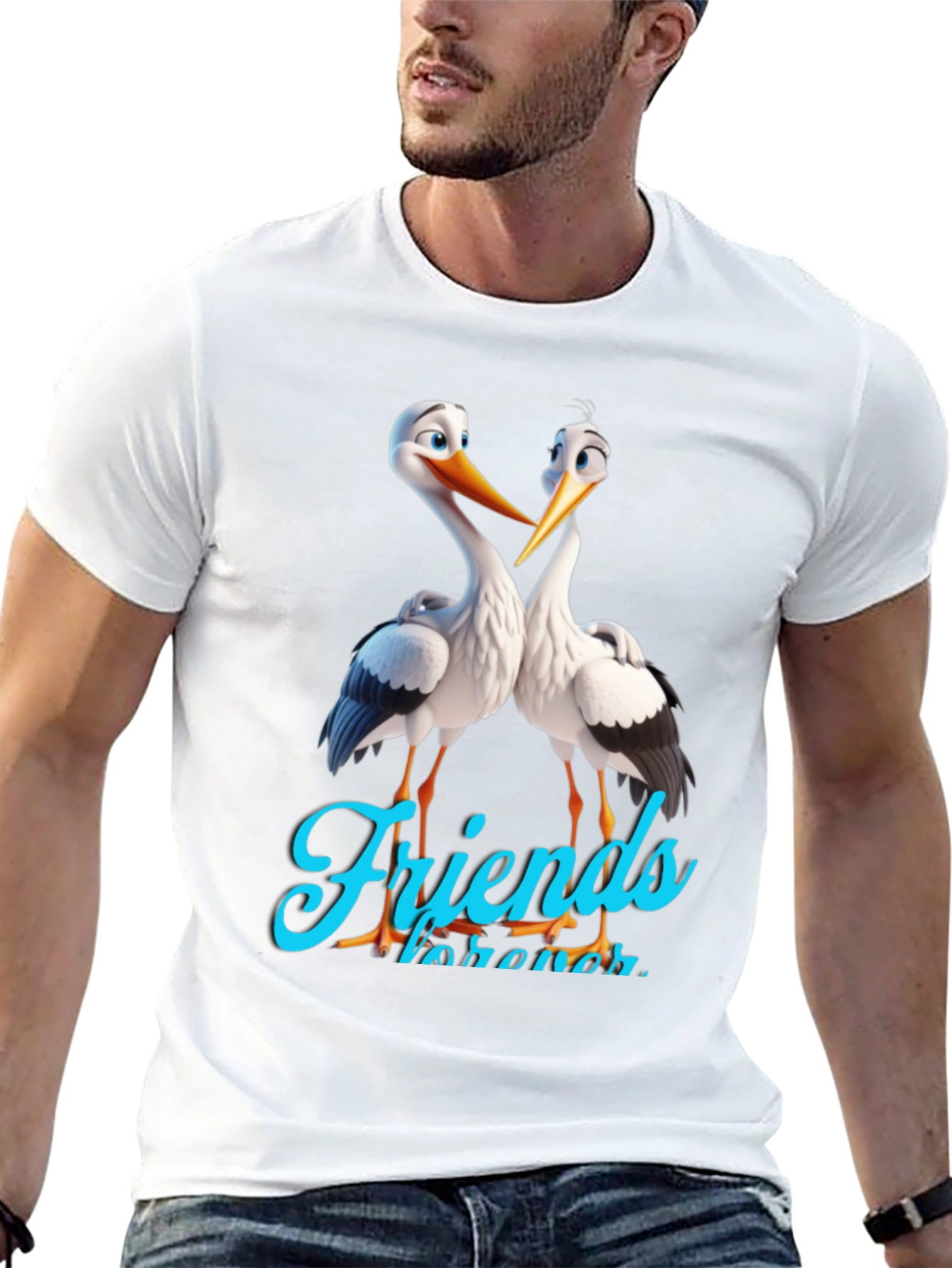 Stork Friends Forever Graphic Tee