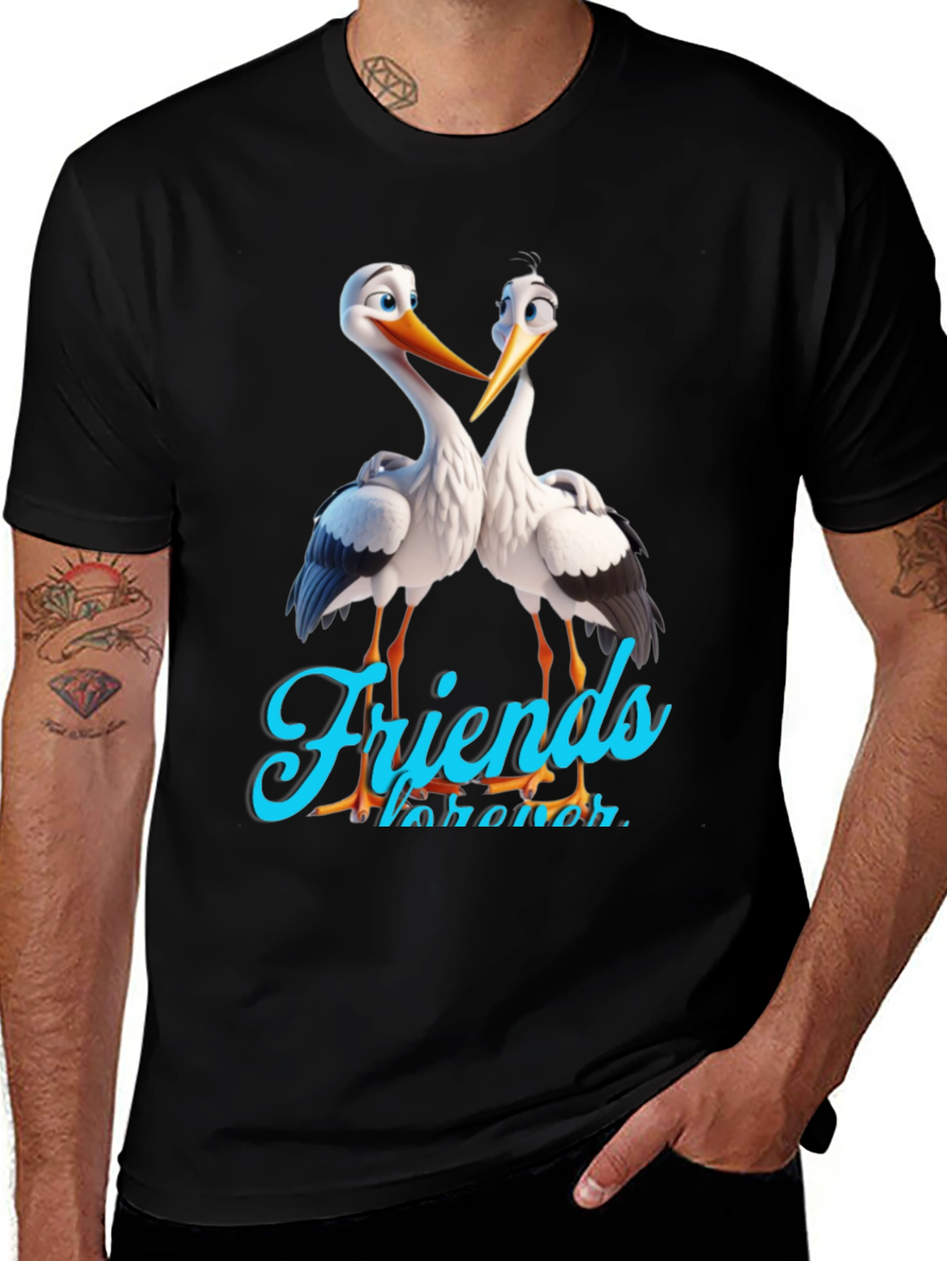 Stork Friends Forever Graphic Tee