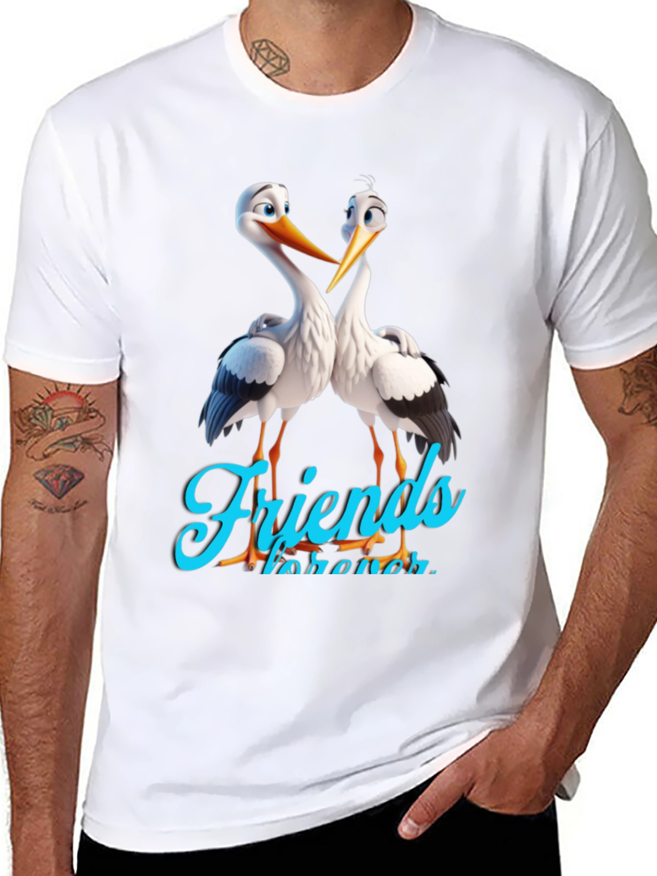 Stork Friends Forever Graphic Tee