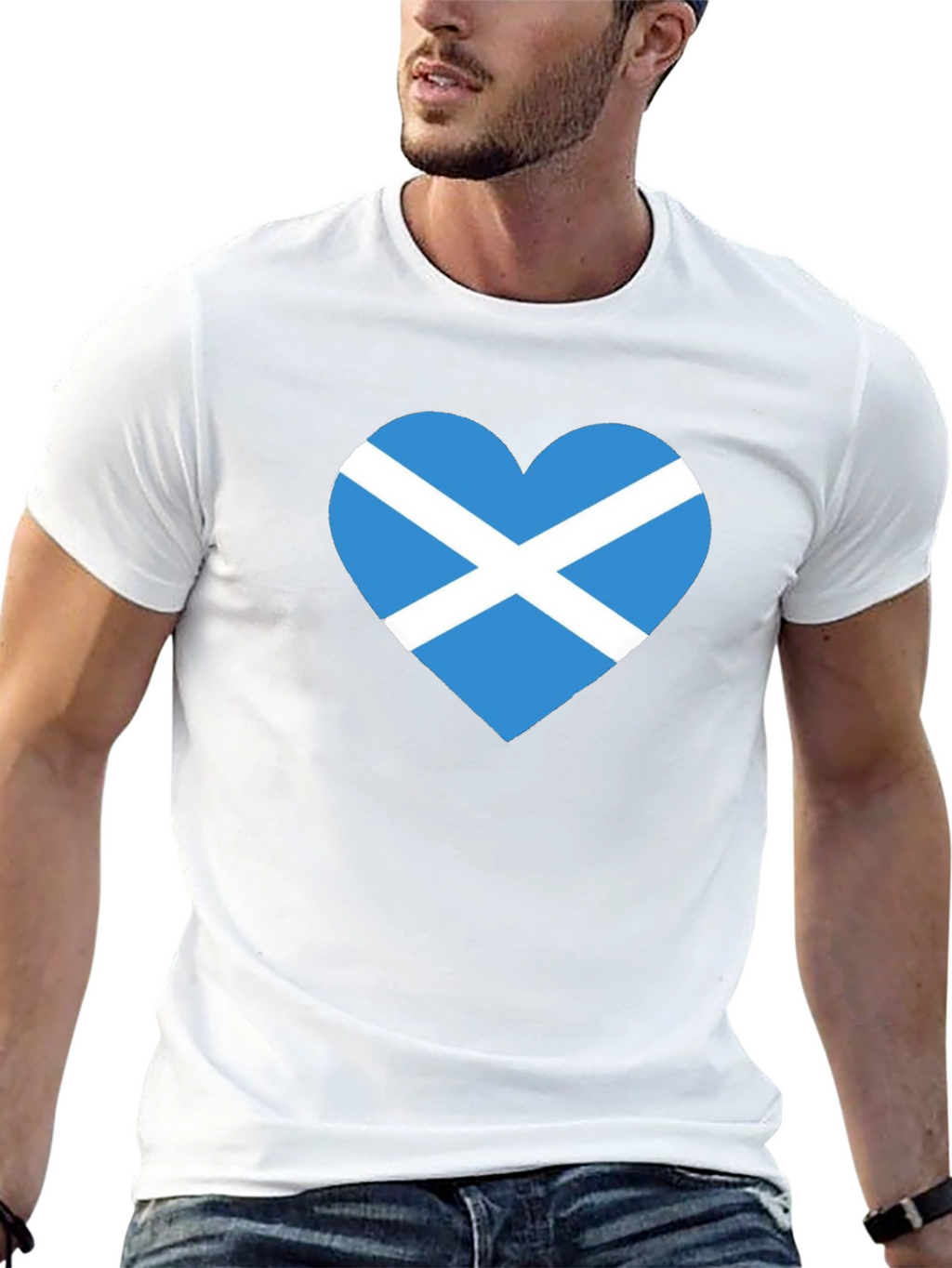 Scottish Pride Heart T-Shirt