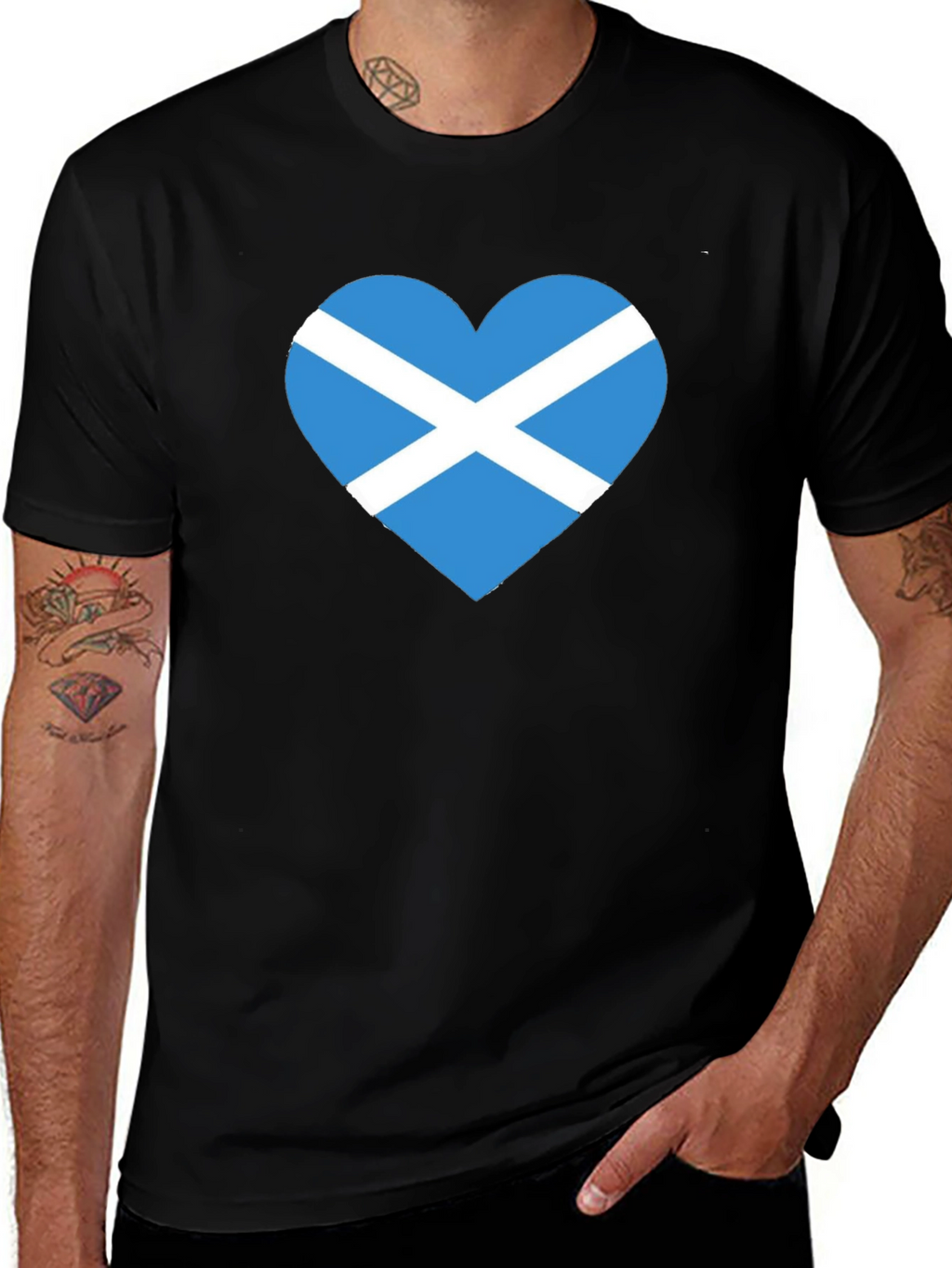 Scottish Pride Heart T-Shirt