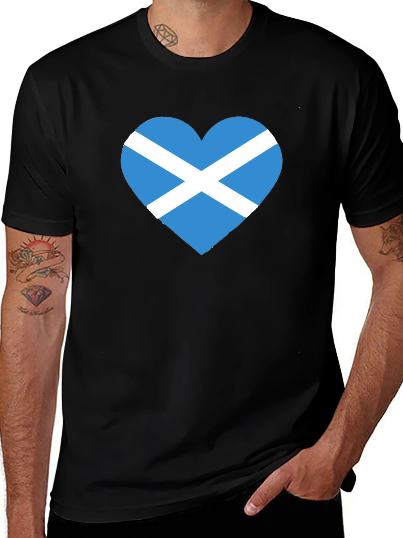 Scottish Pride Heart T-Shirt
