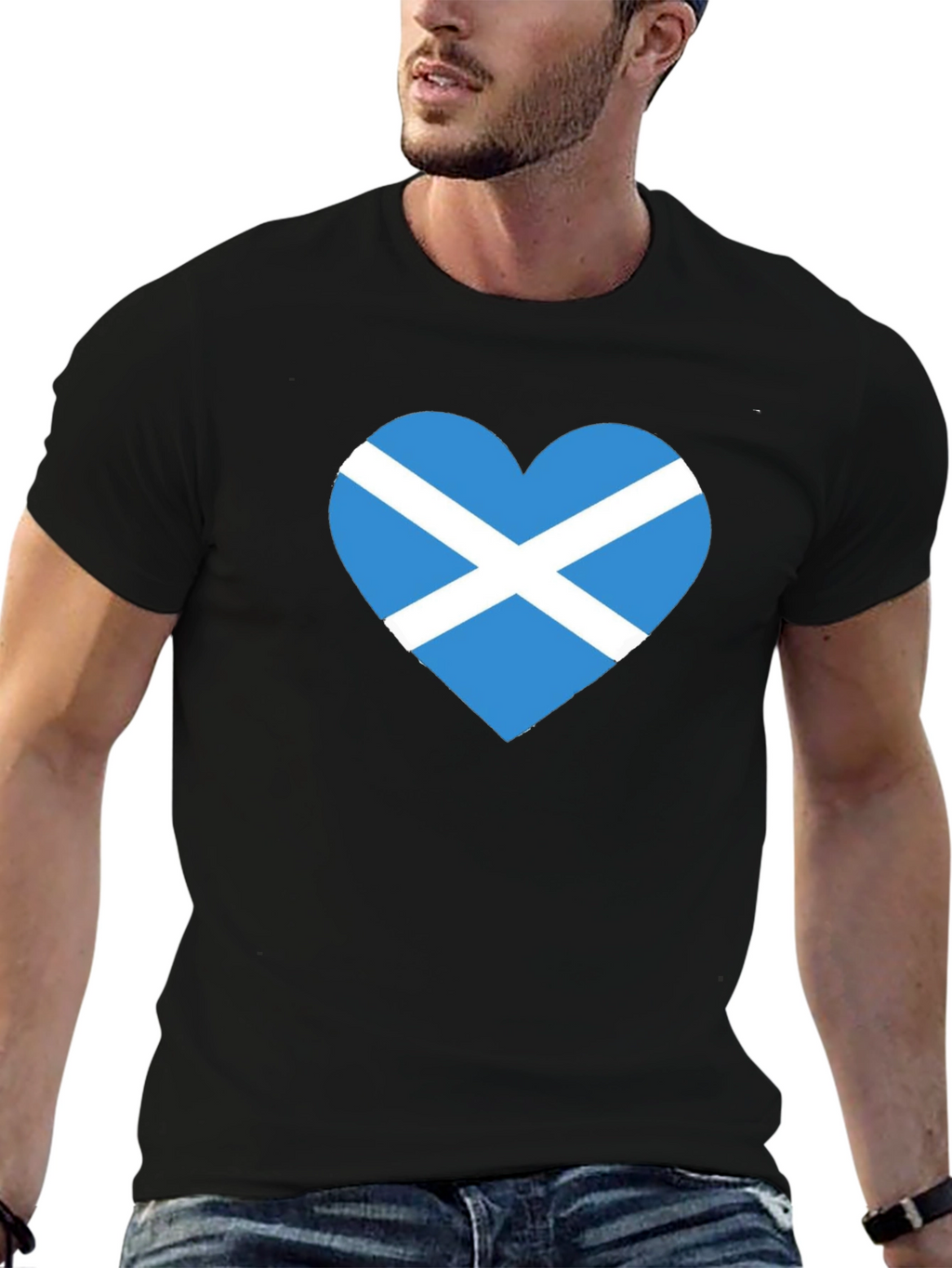 Scottish Pride Heart T-Shirt
