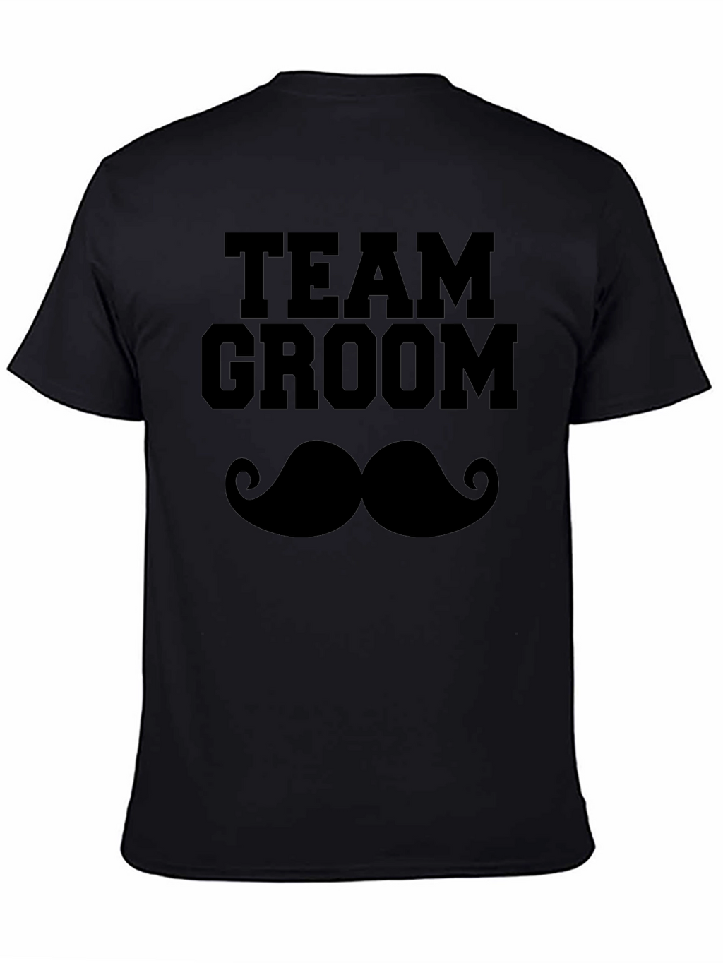 Team Groom Mustache Graphic T-Shirt