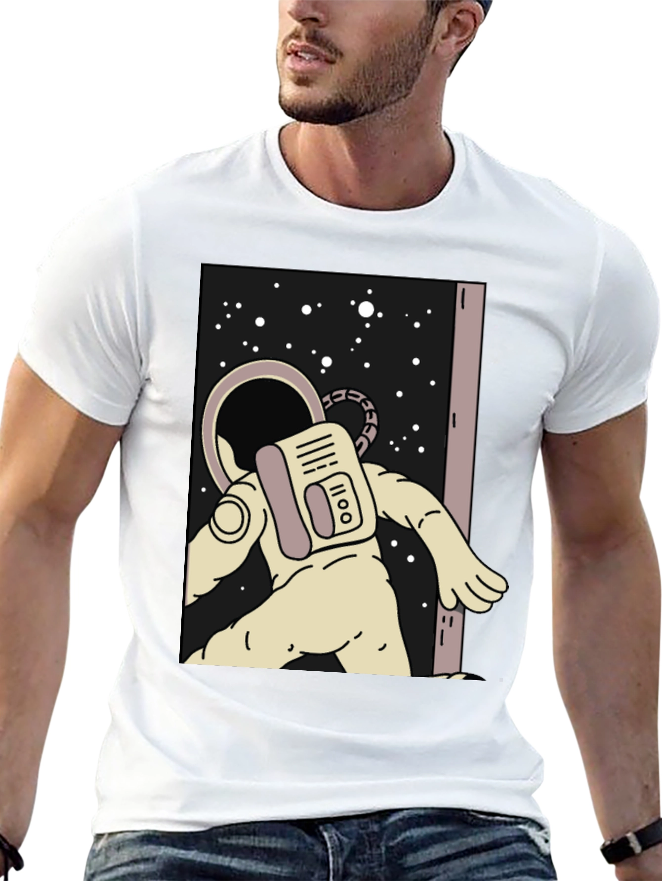 Astronaut Graphic Tee - Space Out in Style