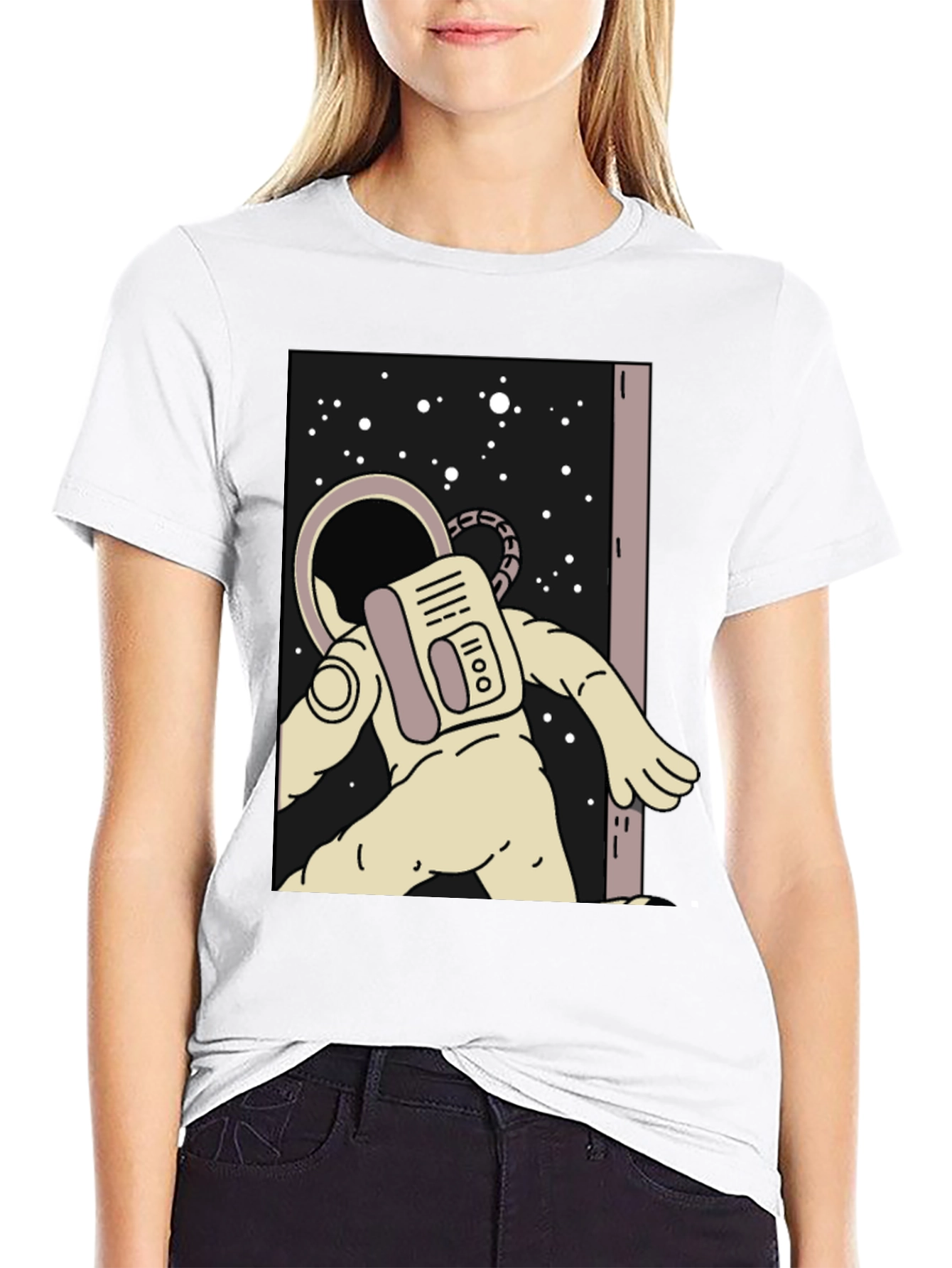 Astronaut Graphic Tee - Space Out in Style