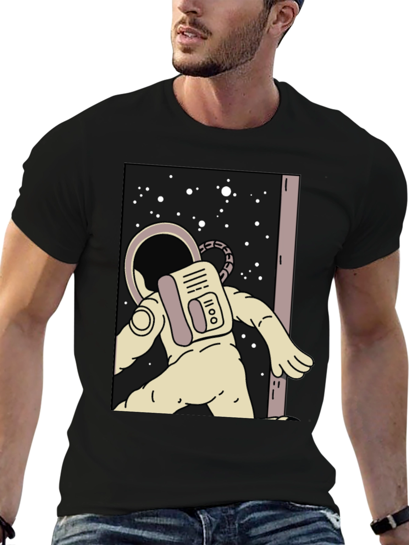 Astronaut Graphic Tee - Space Out in Style